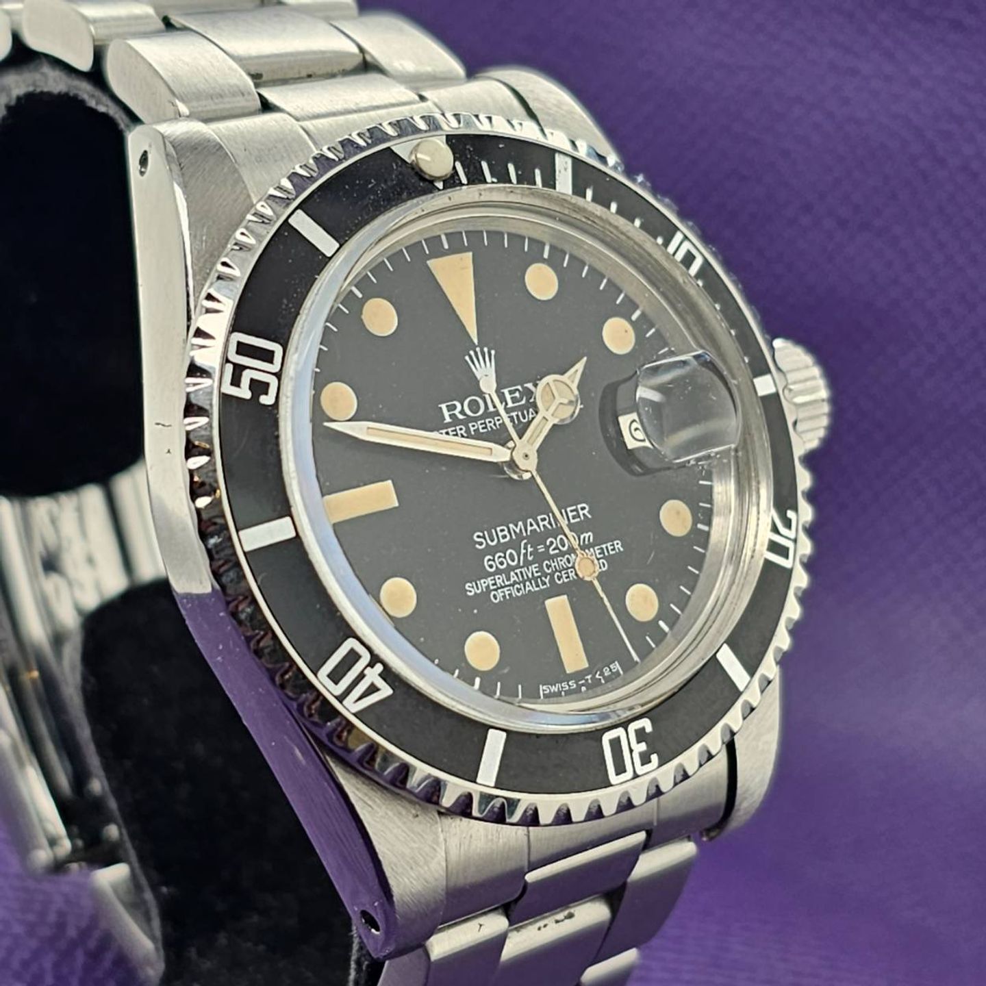 Rolex Submariner Date 1680 (1978) - Zwart wijzerplaat 40mm Staal (1/5)