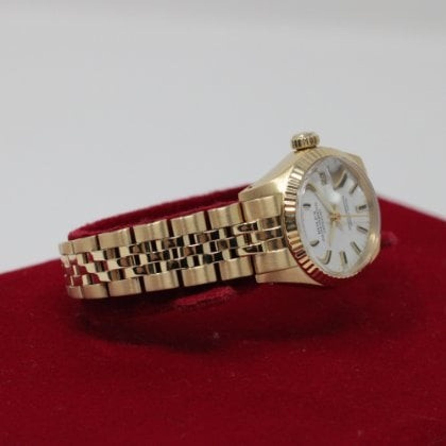 Rolex Lady-Datejust 6927 (1980) - White dial 26 mm Yellow Gold case (5/8)