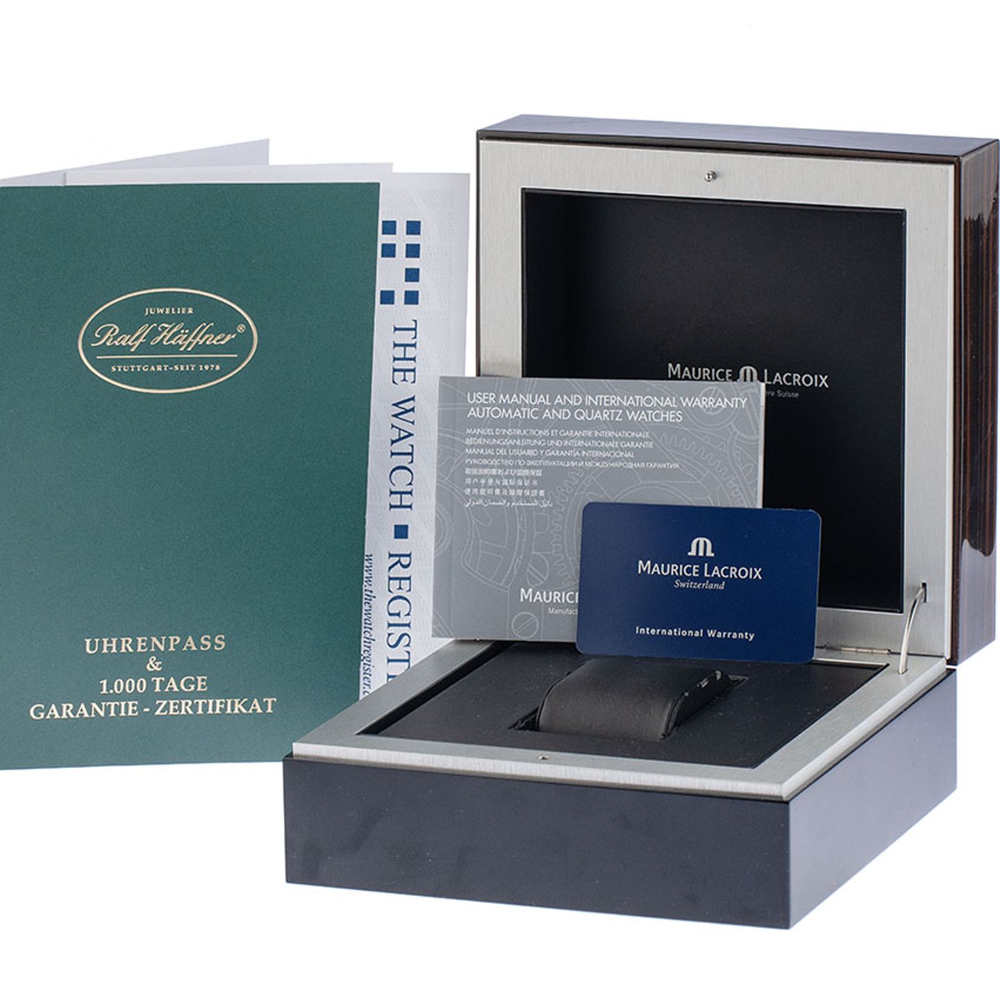 Maurice Lacroix Pontos Chronographe PT6178/88 (2006) - Black dial 44 mm Steel case (2/7)