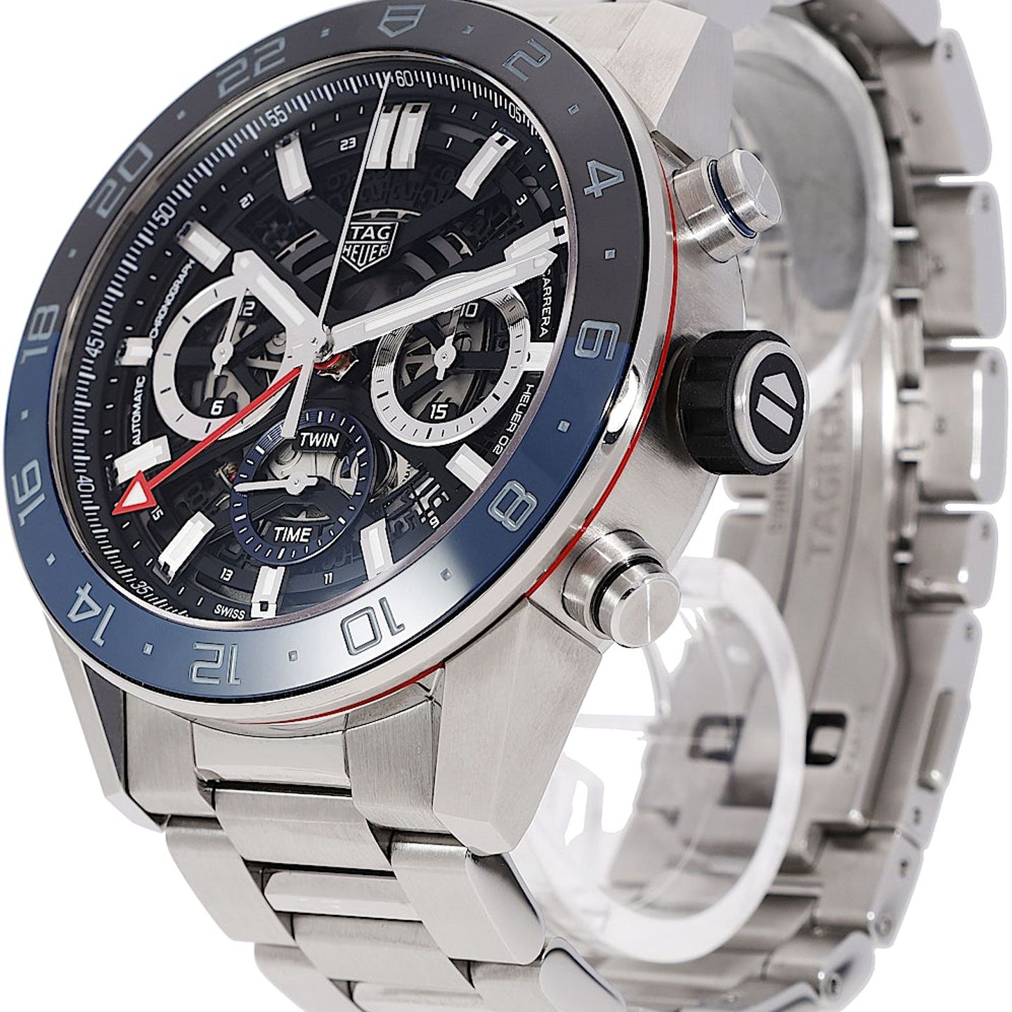 TAG Heuer Carrera CBG2A1Z.BA0658 (2019) - Black dial 45 mm Steel case (3/5)