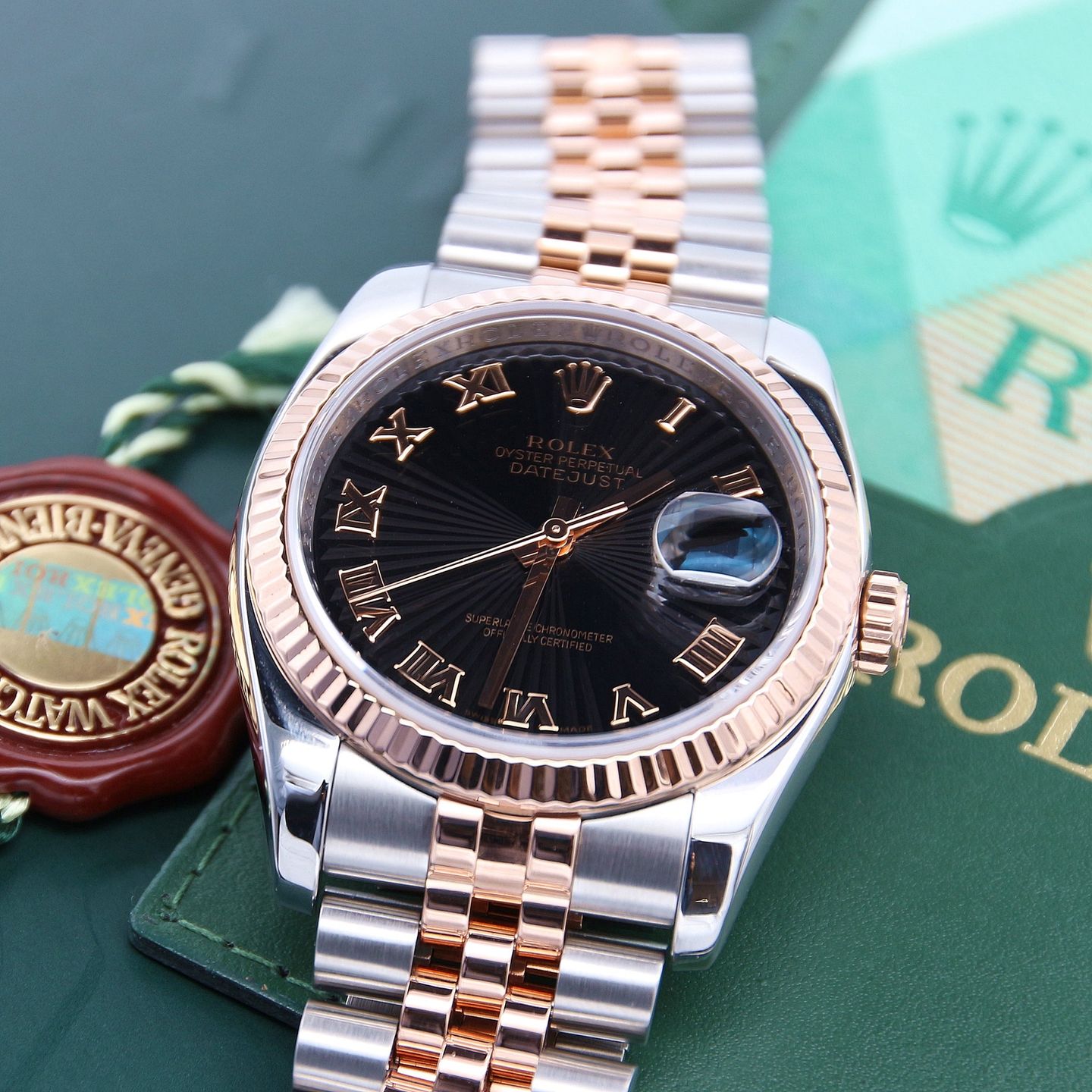 Rolex Datejust 36 116231 (Onbekend (willekeurig serienummer)) - 36mm Goud/Staal (3/8)