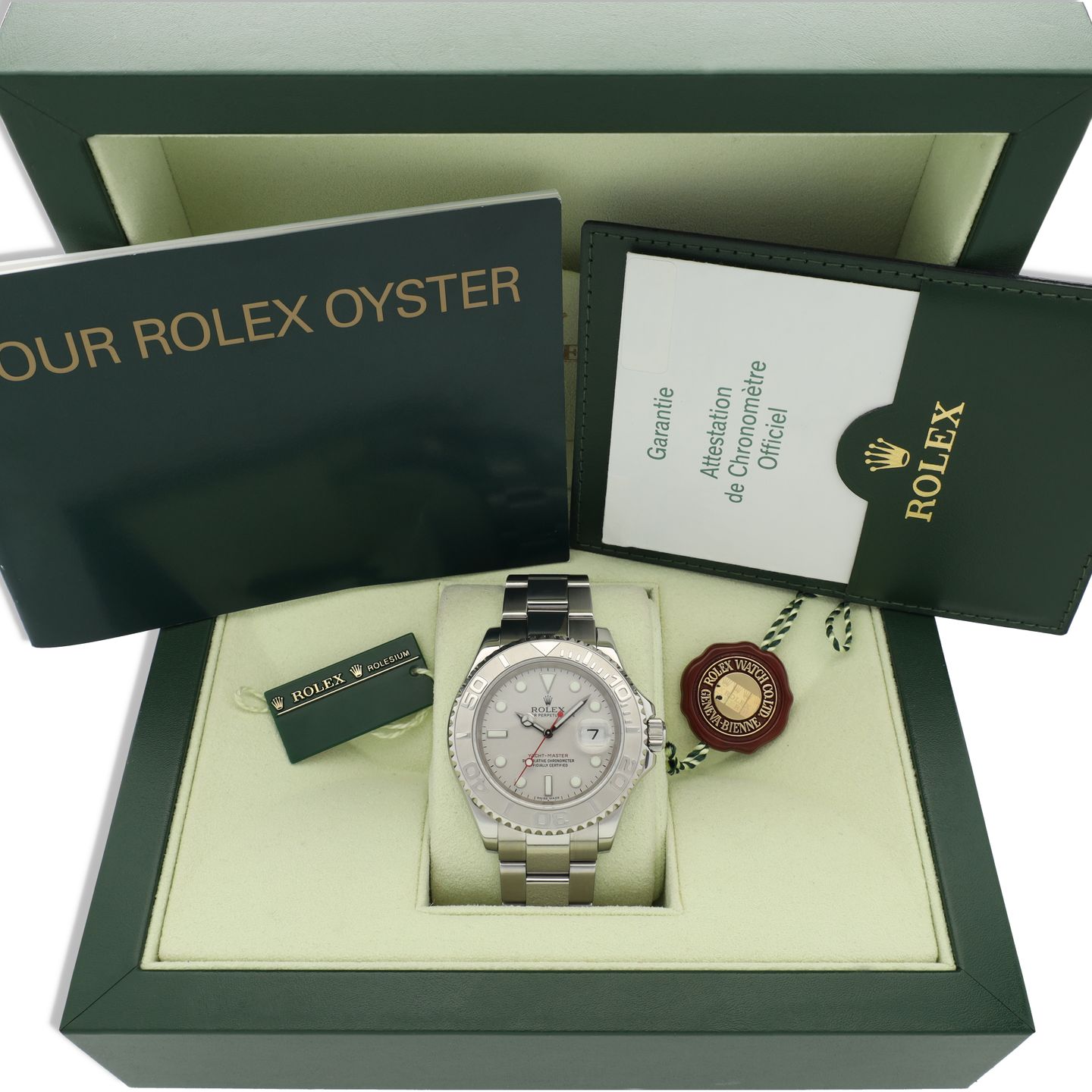 Rolex Yacht-Master 40 116622 (2007) - Zilver wijzerplaat 40mm Staal (8/8)