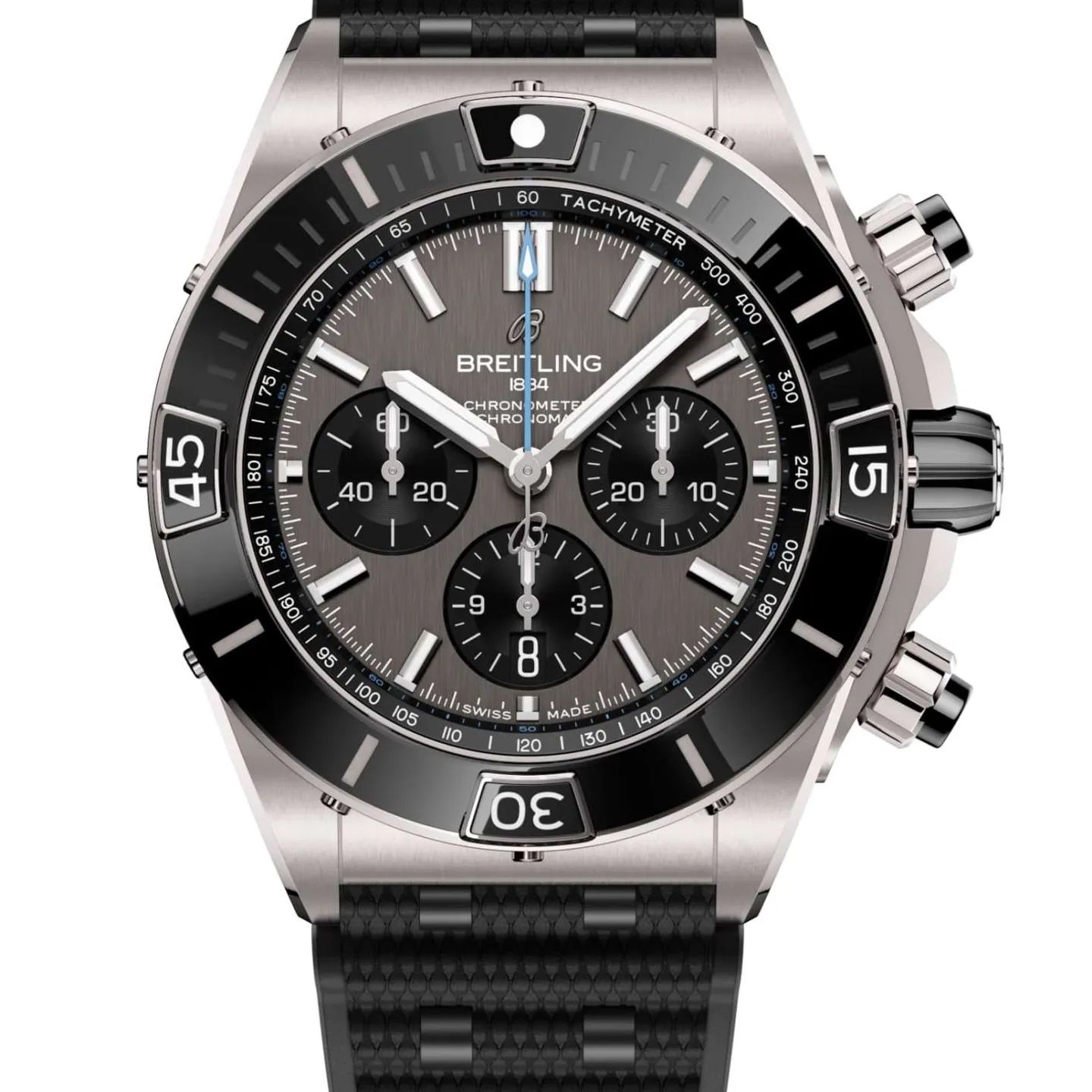 Breitling Chronomat EB0136251M1S1 (2024) - Grijs wijzerplaat 44mm Titanium (1/1)