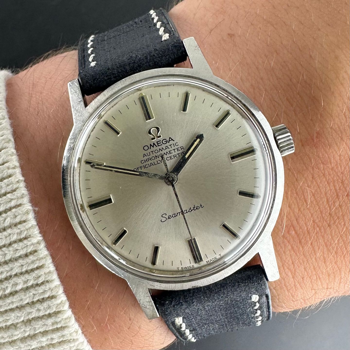 Omega Seamaster 167.07 (1968) - Wit wijzerplaat 41mm Staal (2/8)