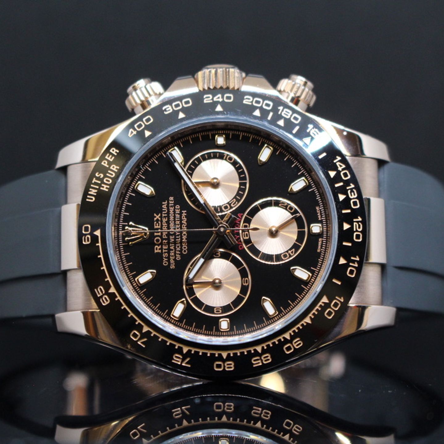 Rolex Daytona 116515LN (2018) - Zwart wijzerplaat 40mm Roségoud (1/5)