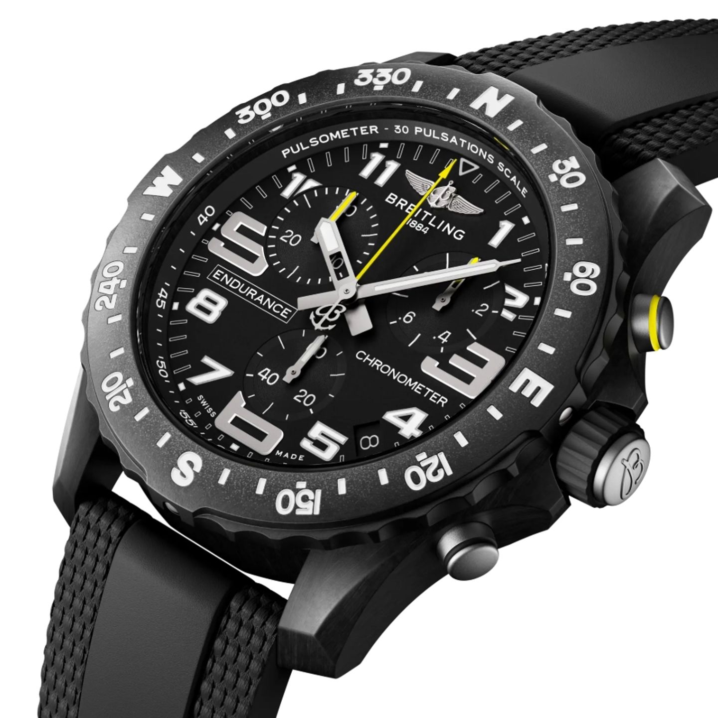 Breitling Endurance Pro X82310E51B1S1 (2025) - Black dial 44 mm Plastic case (2/3)