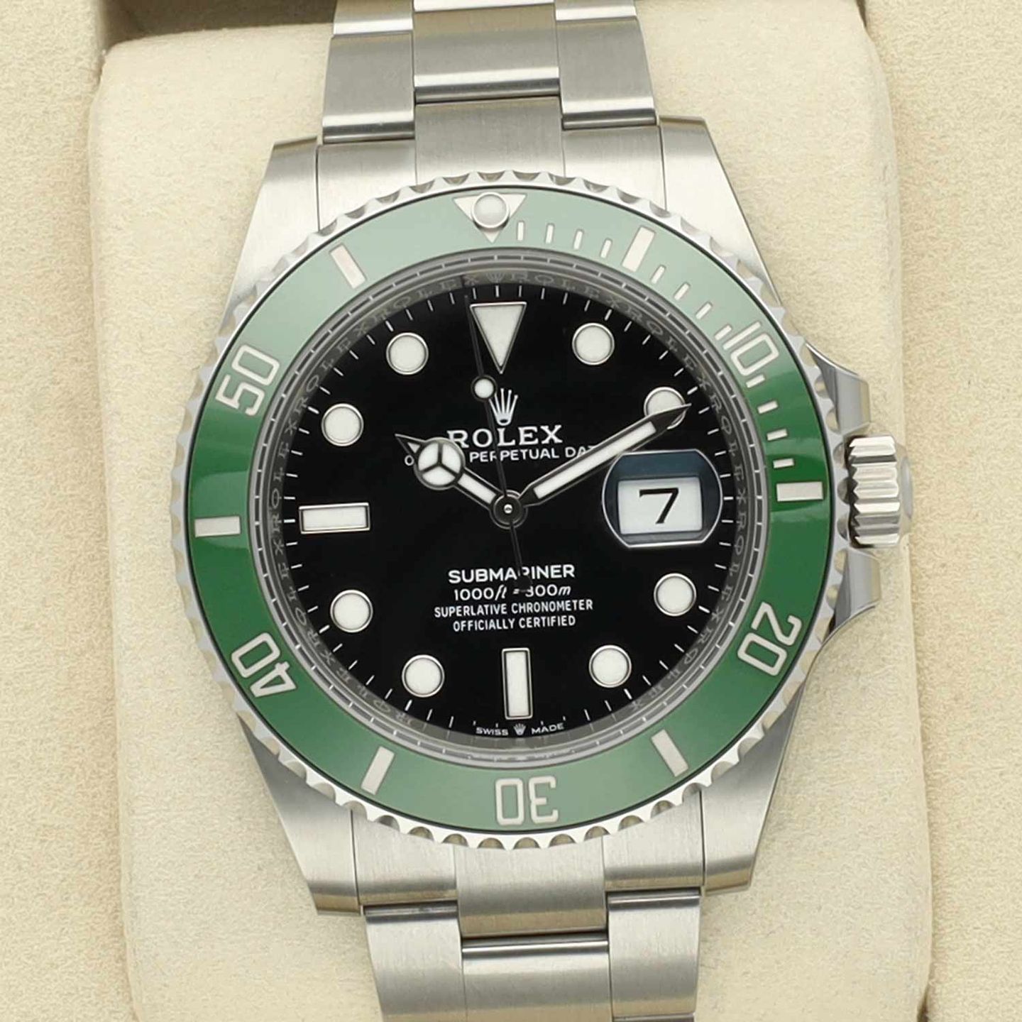 Rolex Submariner Date 126610LV (2026) - Zwart wijzerplaat 41mm Staal (1/8)