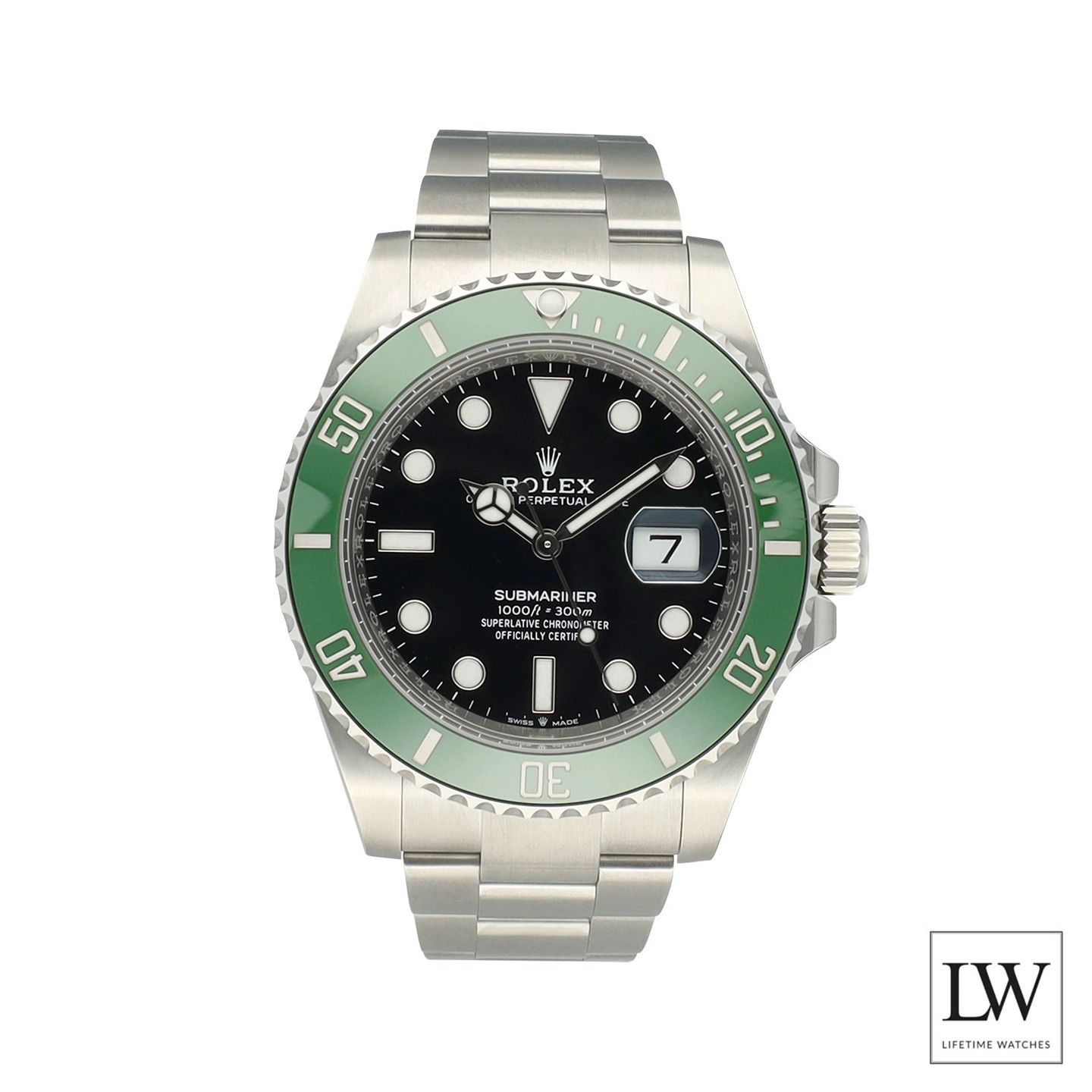 Rolex Submariner Date 126610LV (2026) - Zwart wijzerplaat 41mm Staal (3/8)