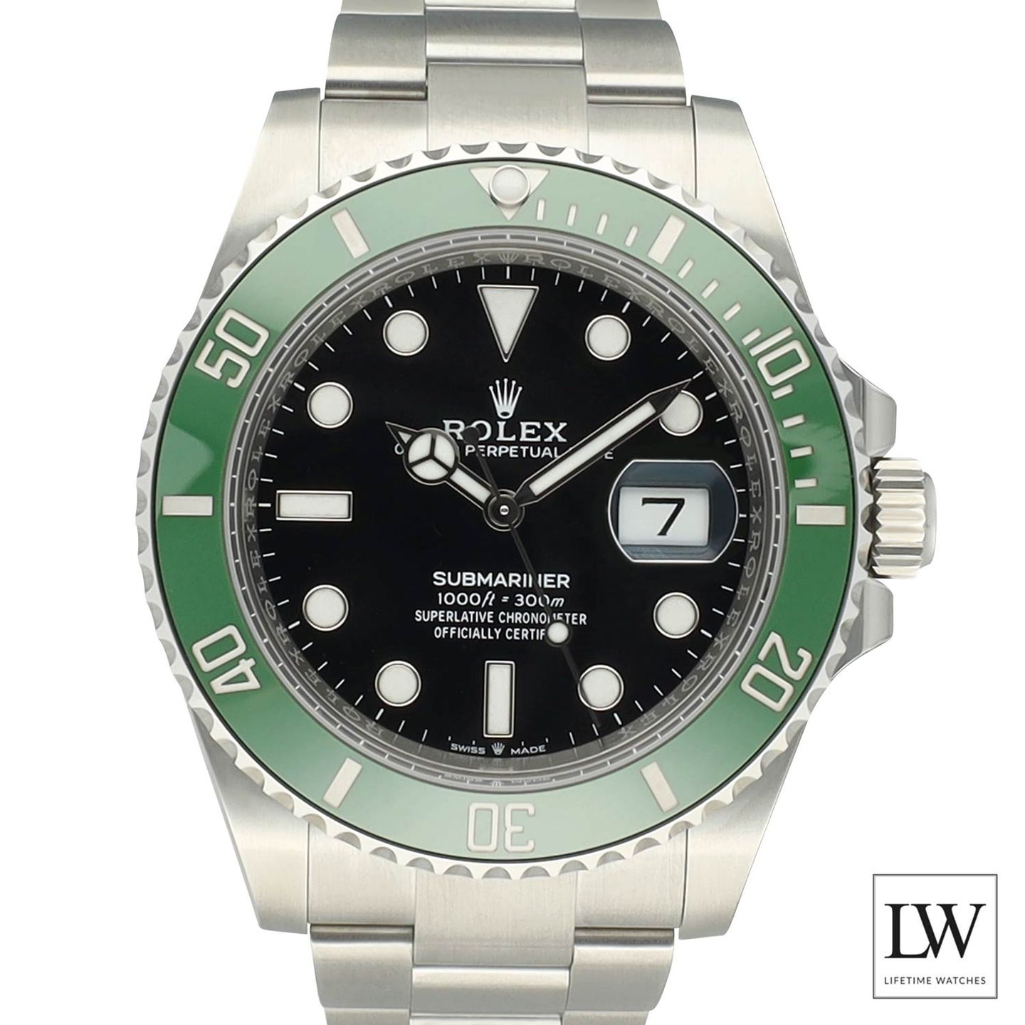 Rolex Submariner Date 126610LV (2026) - Zwart wijzerplaat 41mm Staal (2/8)