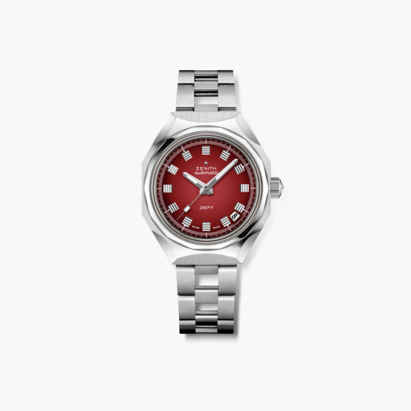 Zenith Defy 03.A3642.670/3691.M3642 (2024) - Rood wijzerplaat 37mm Staal (1/1)