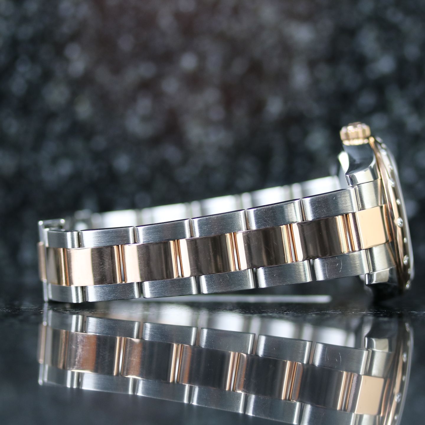 Rolex Datejust 31 178341 (2015) - Black dial 31 mm Gold/Steel case (2/8)