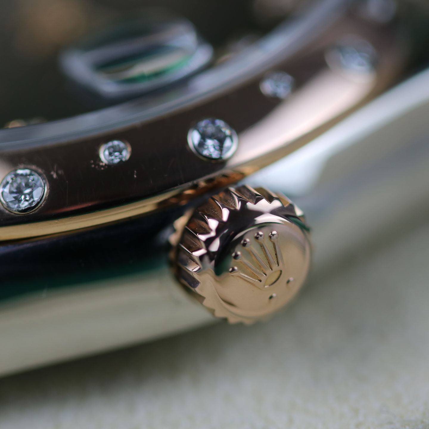 Rolex Datejust 31 178341 (2015) - Black dial 31 mm Gold/Steel case (5/8)