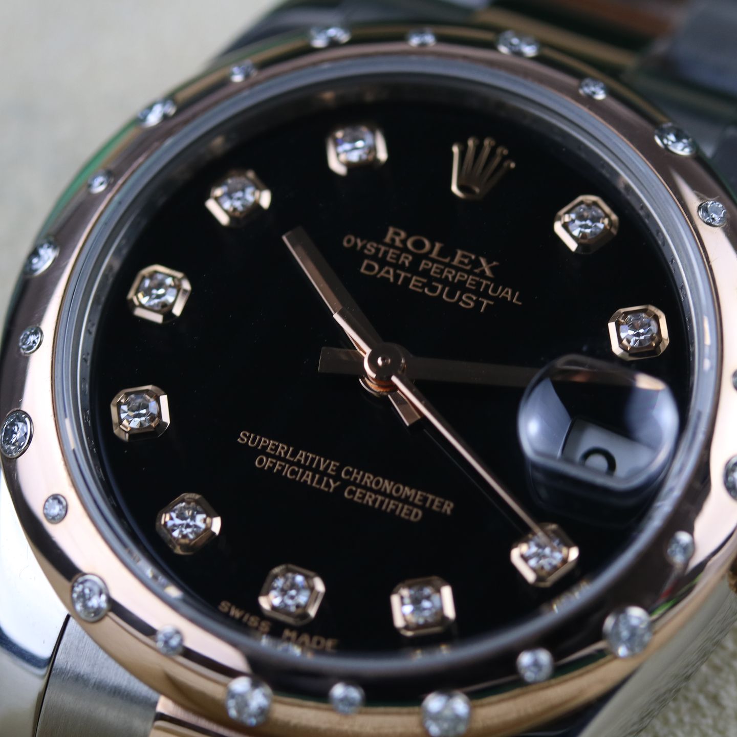 Rolex Datejust 31 178341 (2015) - Black dial 31 mm Gold/Steel case (6/8)