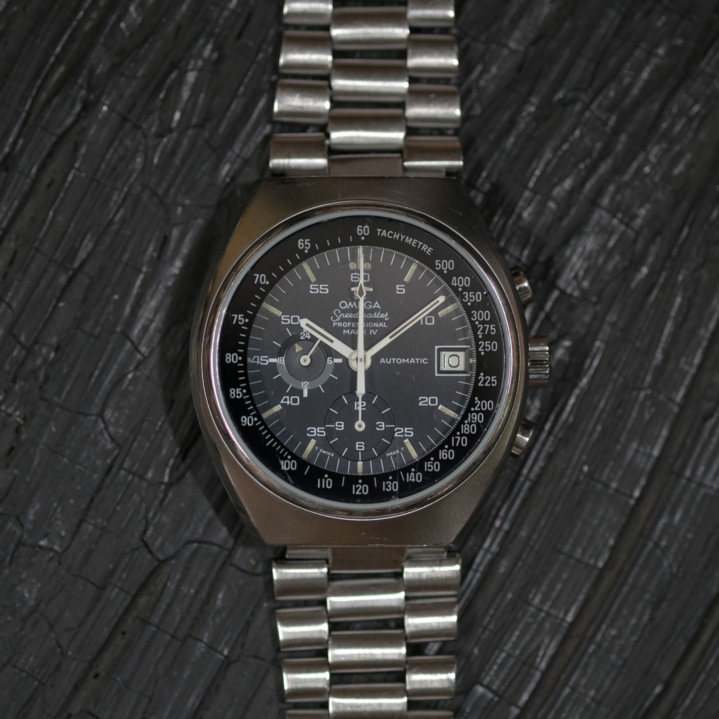 Omega Speedmaster Mark IV 176.009 (1975) - Zwart wijzerplaat 42mm Staal (2/8)