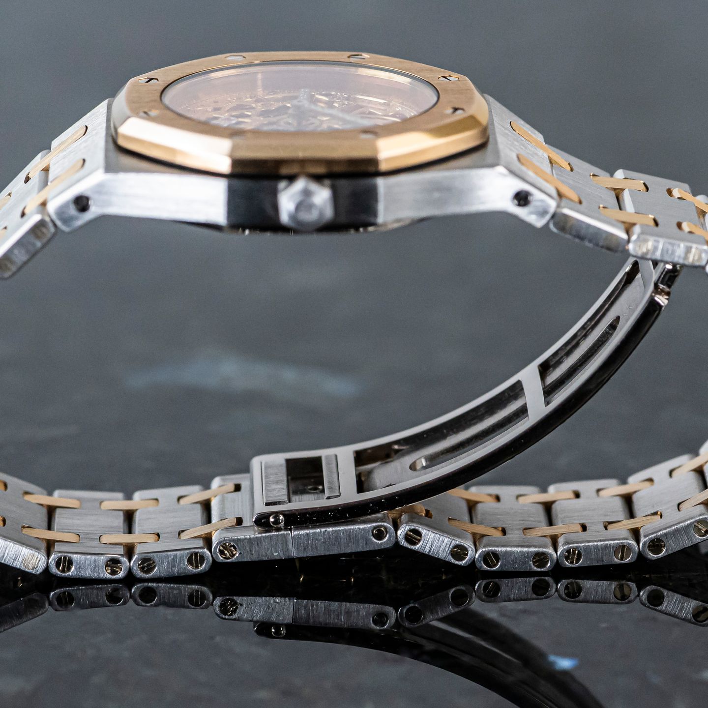 Audemars Piguet Royal Oak 14794PR/O/O902PR/99 (1999) - Transparent dial 31 mm Platinum case (8/8)