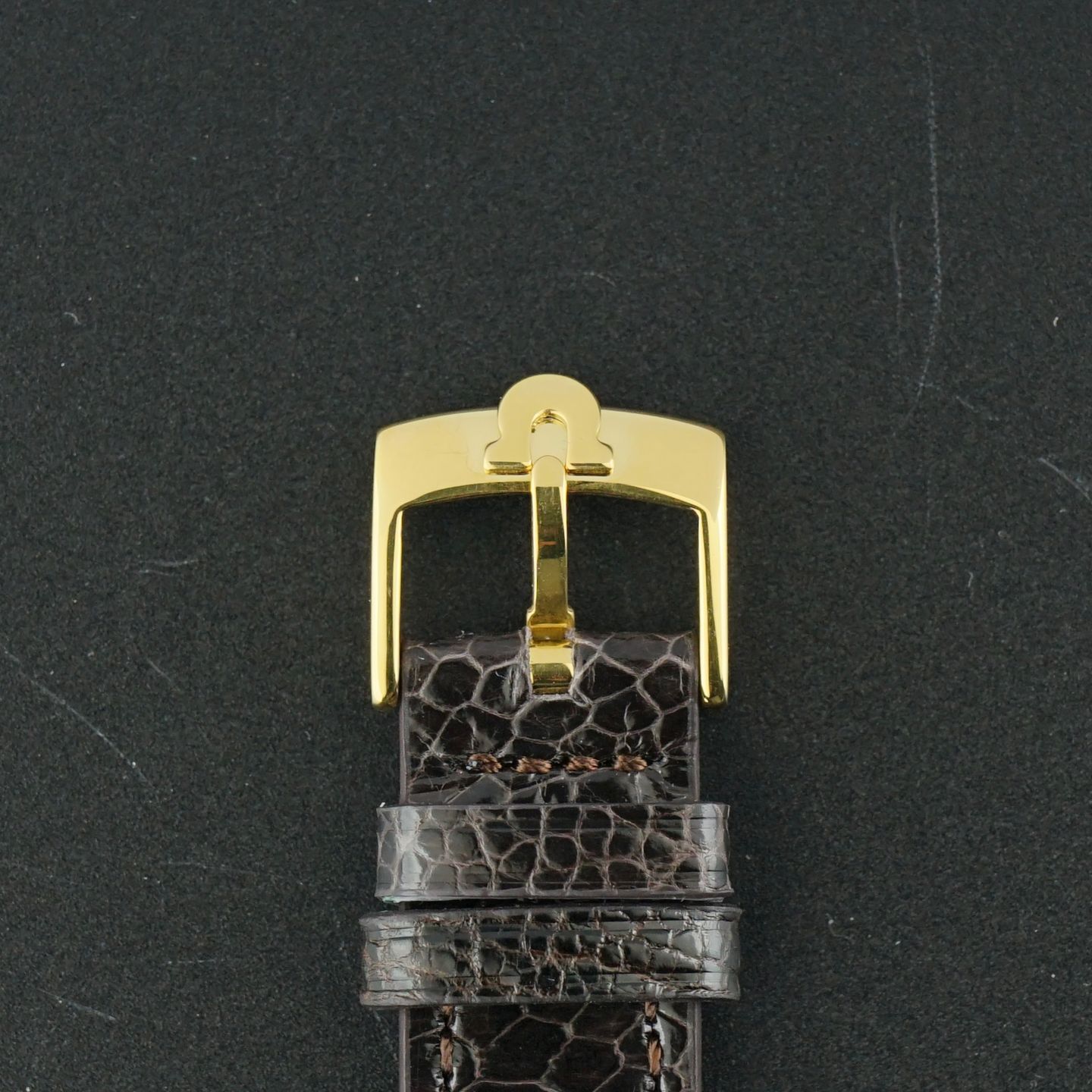 Omega Genève 166.0168 (1974) - Gold dial 36 mm Gold/Steel case (7/8)