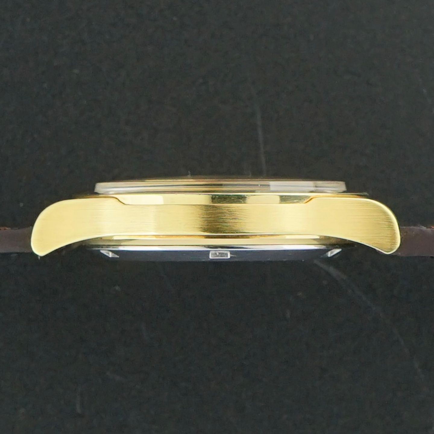 Omega Genève 166.0168 (1974) - Gold dial 36 mm Gold/Steel case (5/8)