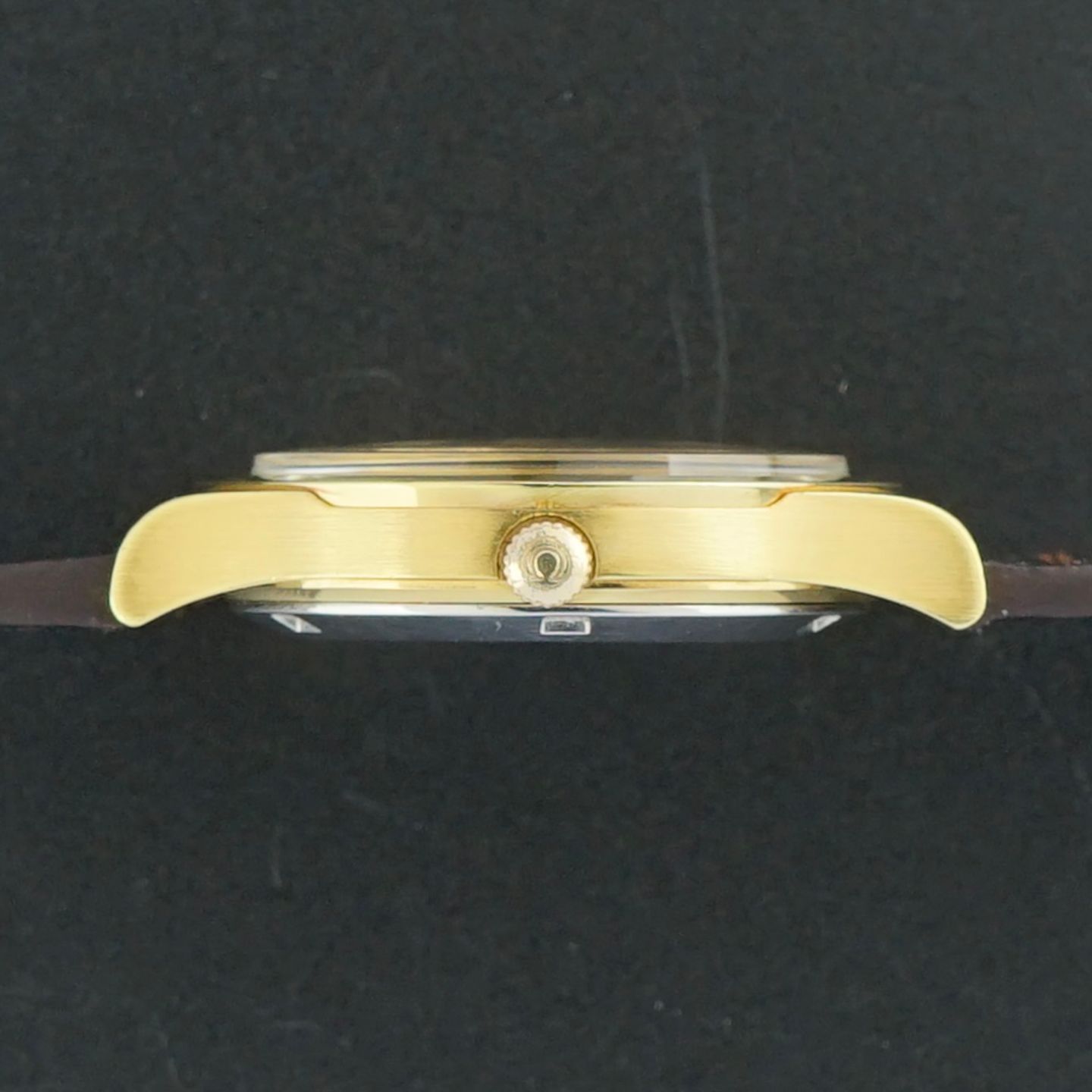 Omega Genève 166.0168 (1974) - Gold dial 36 mm Gold/Steel case (4/8)