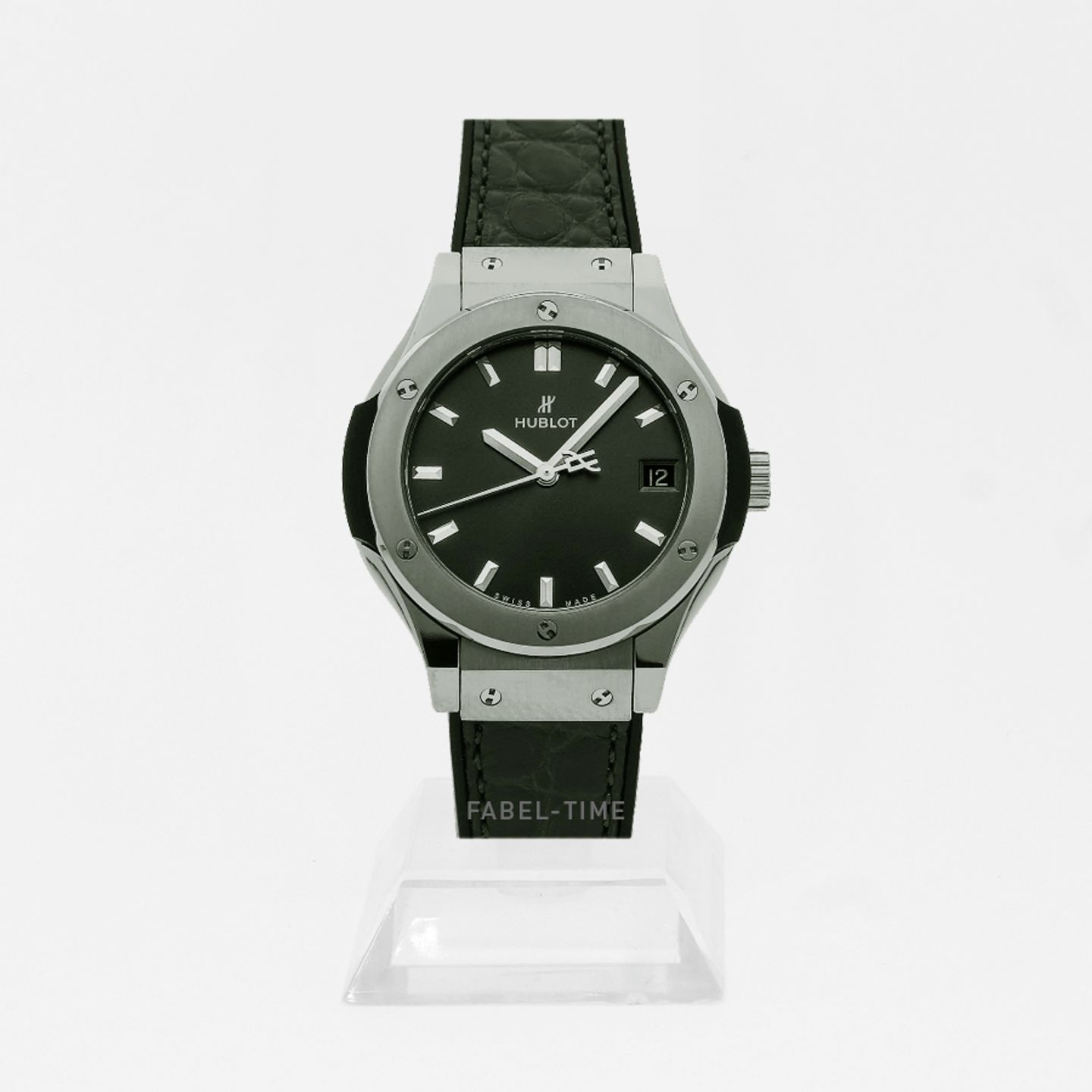 Hublot Classic Fusion Racing Grey 581.NX.7071.LR (2024) - Grijs wijzerplaat 33mm Titanium (1/1)