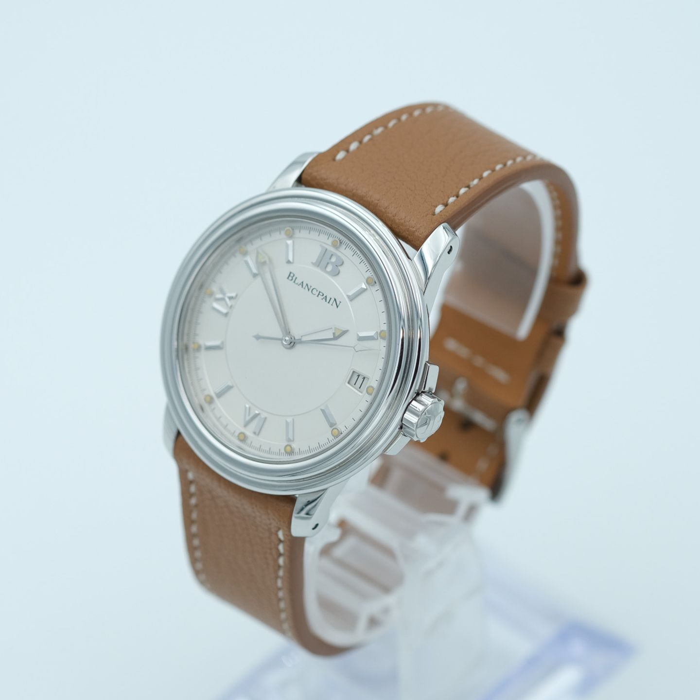 Blancpain Léman Ultra Slim 2100 (1995) - White dial 39 mm Steel case (4/7)