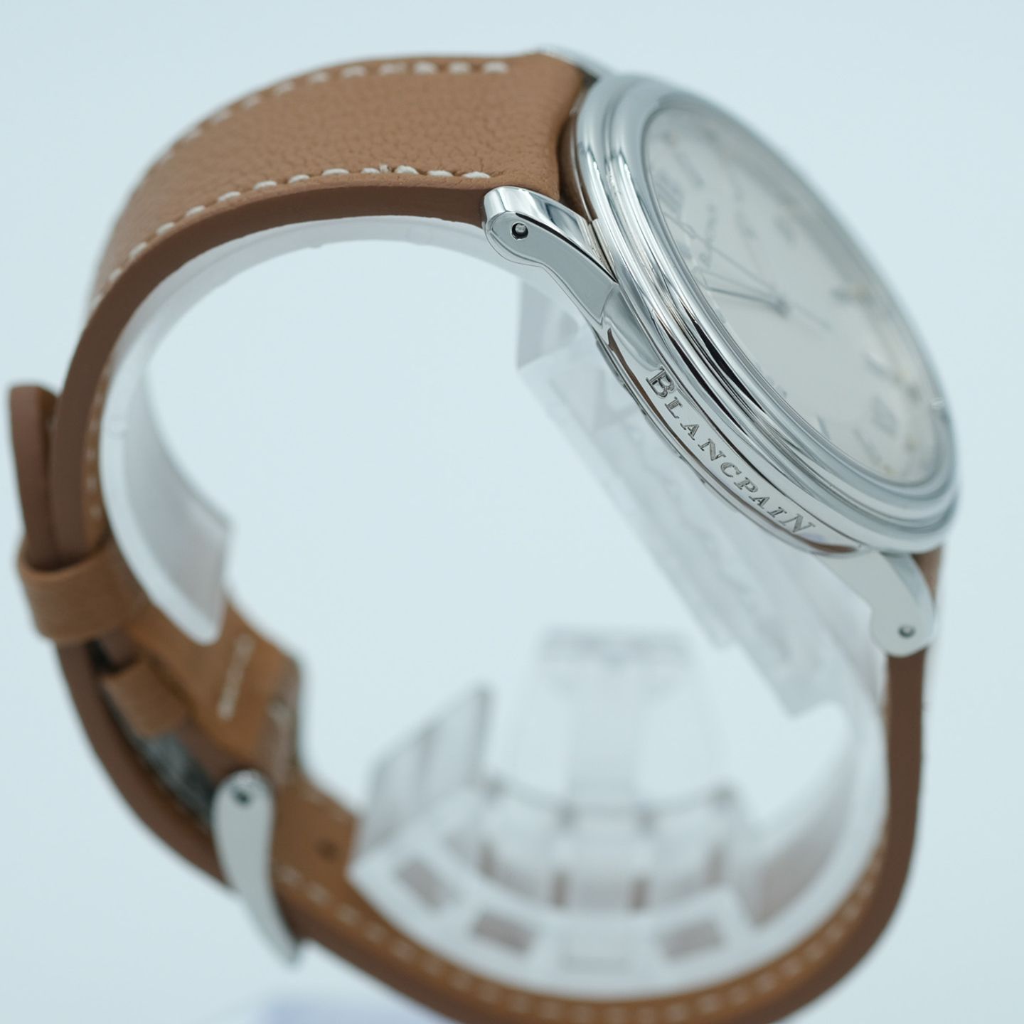 Blancpain Léman Ultra Slim 2100 (1995) - White dial 39 mm Steel case (7/7)