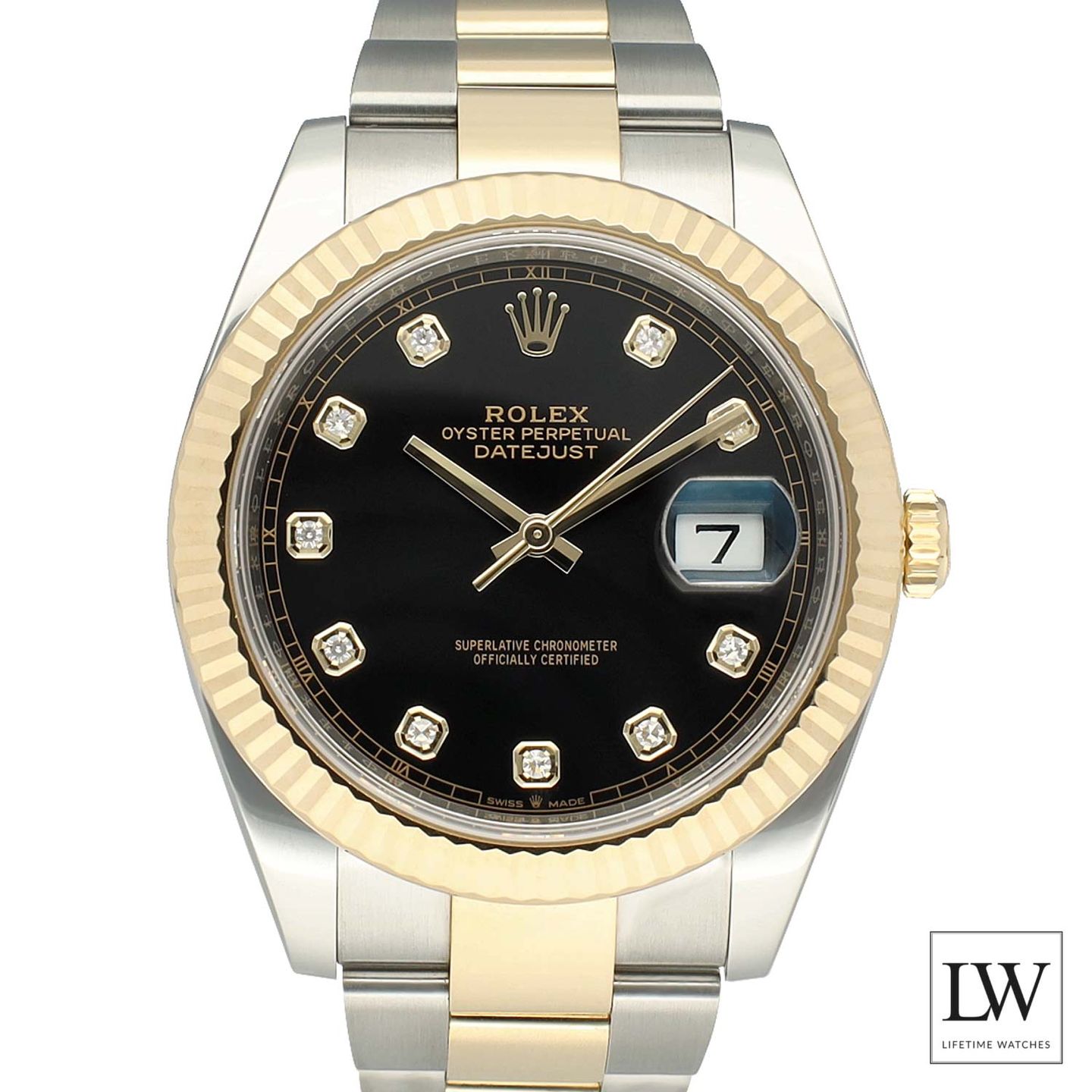 Rolex Datejust 41 126333 (2022) - Black dial 41 mm Gold/Steel case (2/8)