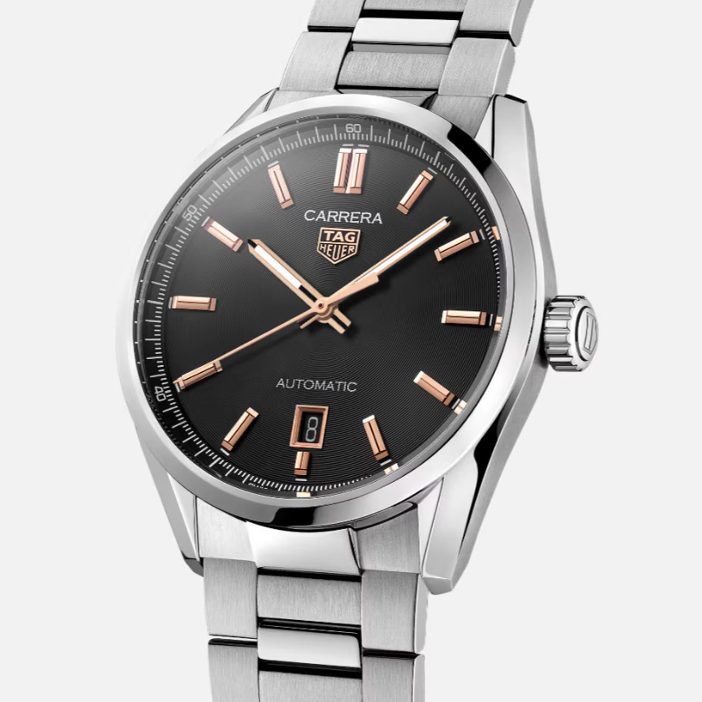 TAG Heuer Carrera Calibre 5 WBN2113.BA0639 (2024) - Zwart wijzerplaat 39mm Staal (1/1)