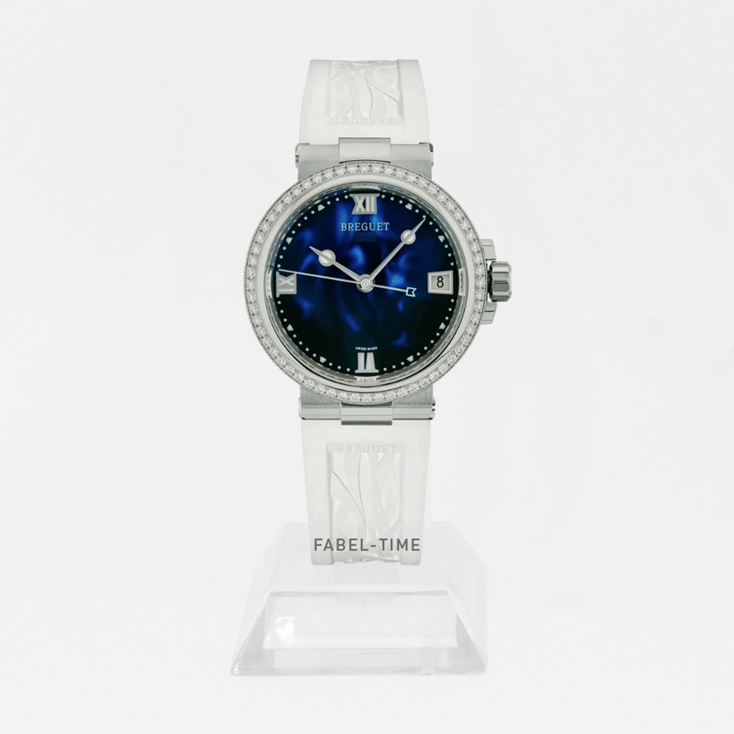 Breguet Marine 9518ST/E2/584/D000 (2024) - Blauw wijzerplaat 34mm Staal (1/1)