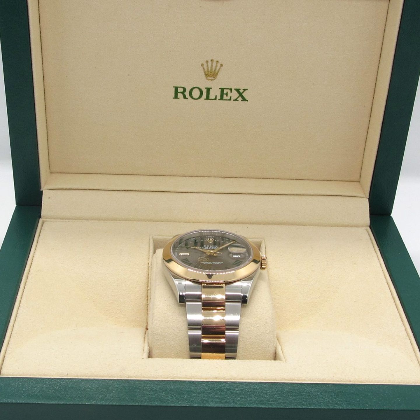 Rolex Datejust 41 126303 (2019) - Grey dial 41 mm Gold/Steel case (5/6)