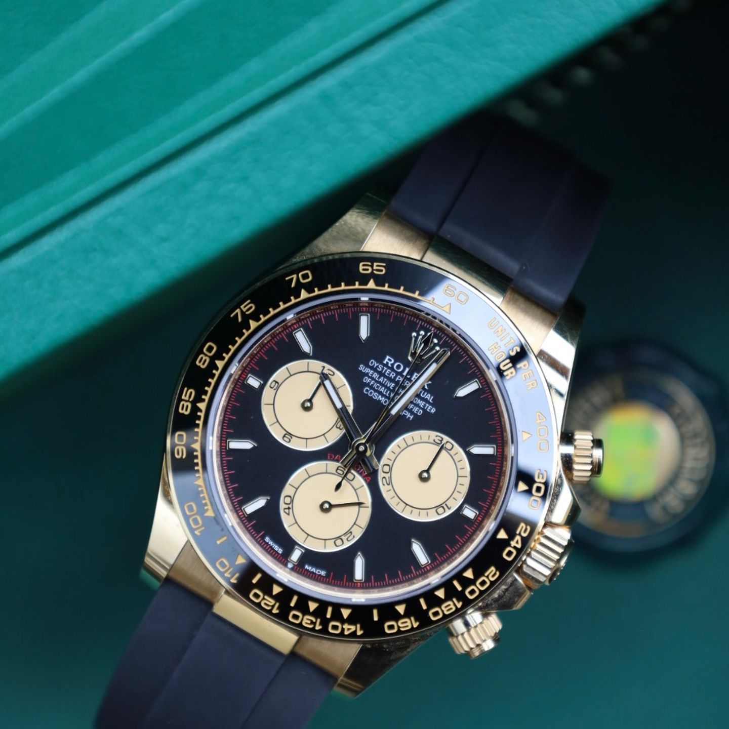 Rolex Daytona 126518LN (2024) - Zwart wijzerplaat 40mm Geelgoud (7/8)