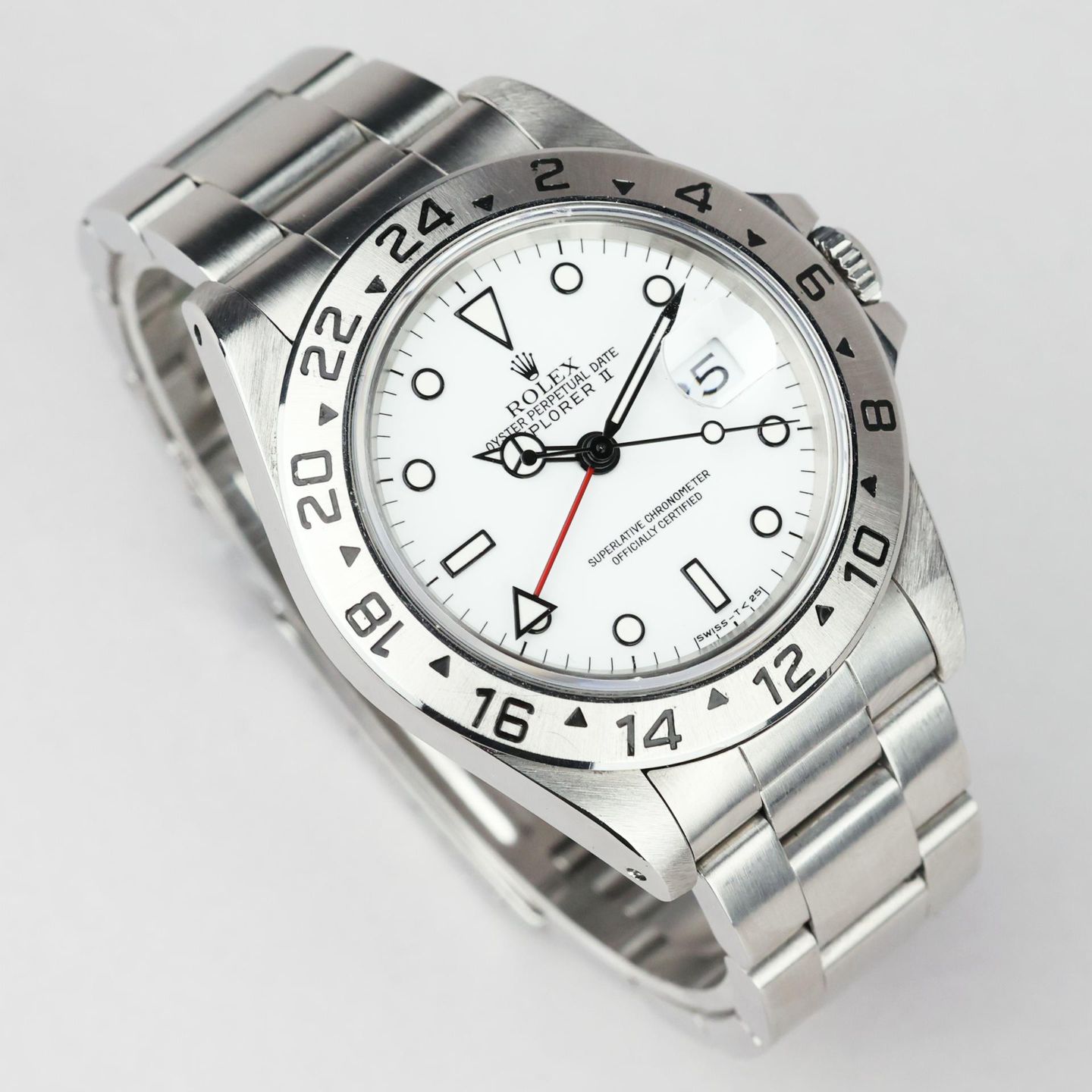 Rolex Explorer II 16570 (1993) - 40mm Staal (2/7)