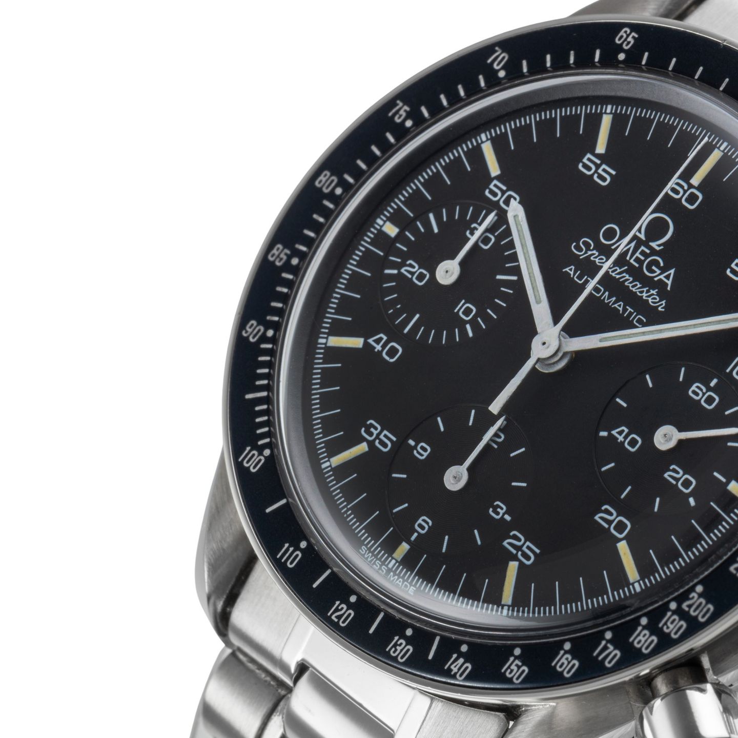 Omega Speedmaster Reduced 3510.50.00 (Onbekend (willekeurig serienummer)) - Zwart wijzerplaat 39mm Staal (4/8)