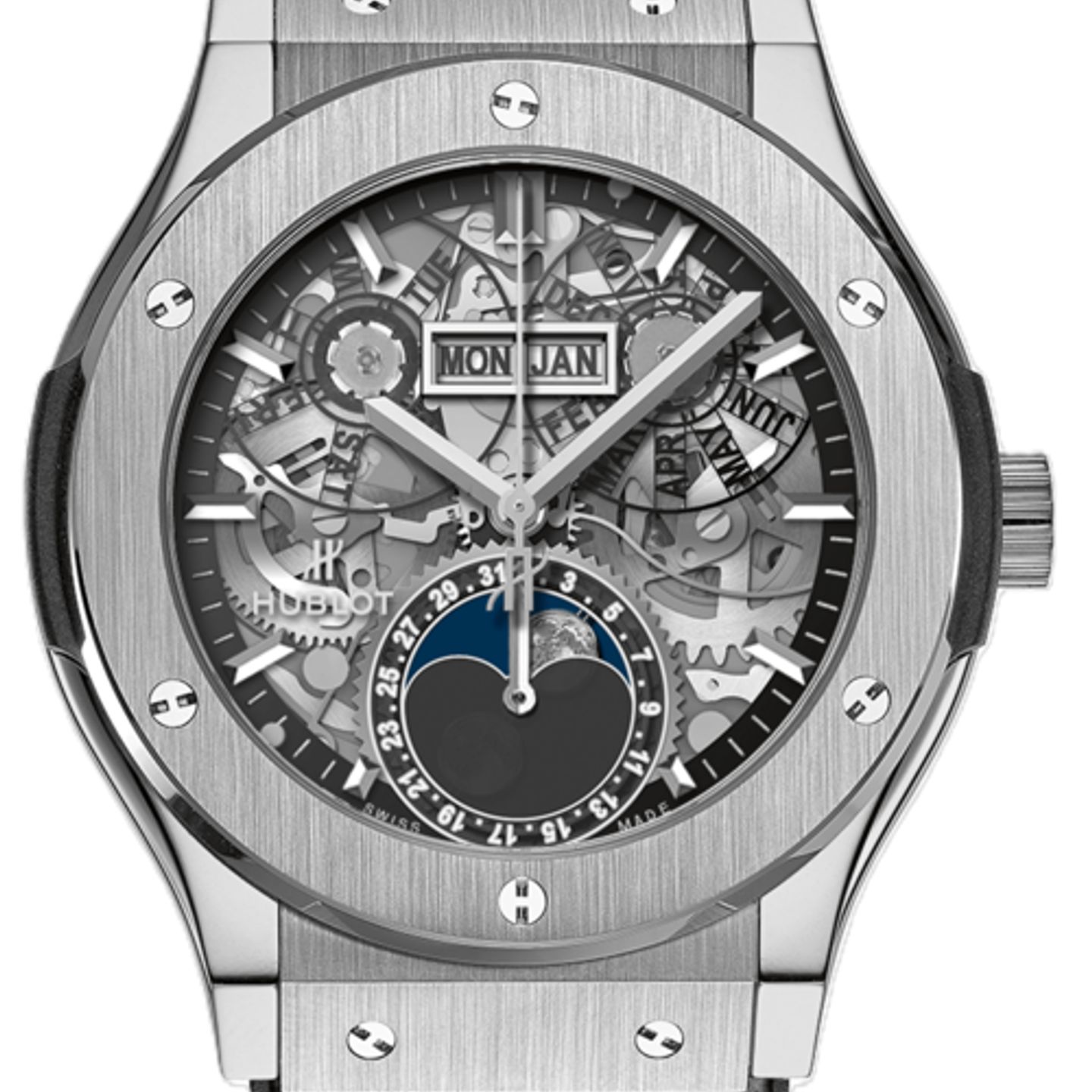 Hublot Classic Fusion Aerofusion 547.NX.0170.LR (2026) - Transparent dial 42 mm Titanium case (1/1)