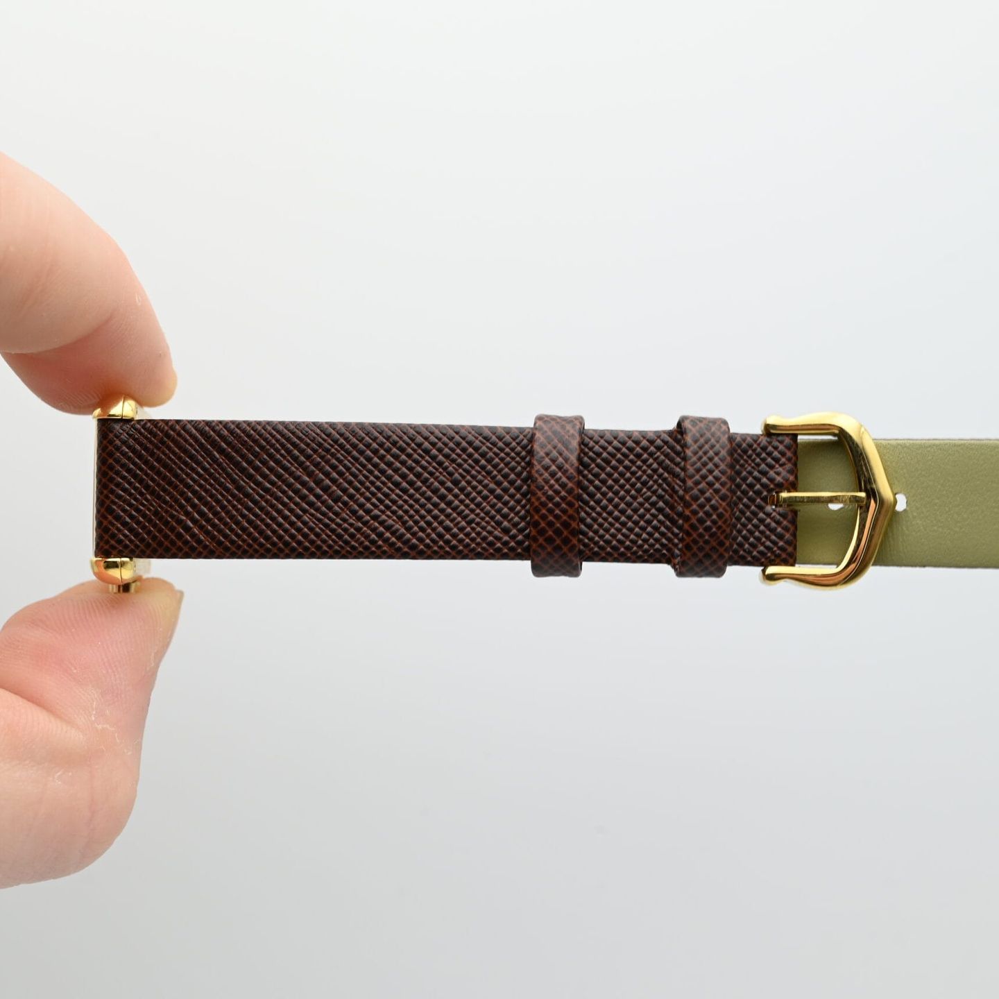 Cartier Tank Vermeil 366001 (Unknown (random serial)) - Yellow dial 20 mm Silver case (8/8)