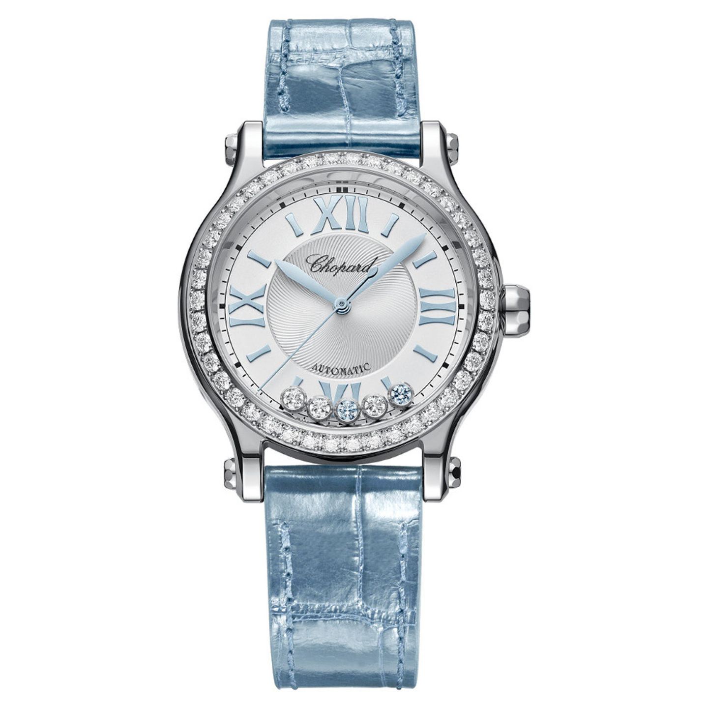 Chopard Happy Sport 278608-3009 (2024) - Wit wijzerplaat 29mm Staal (1/1)