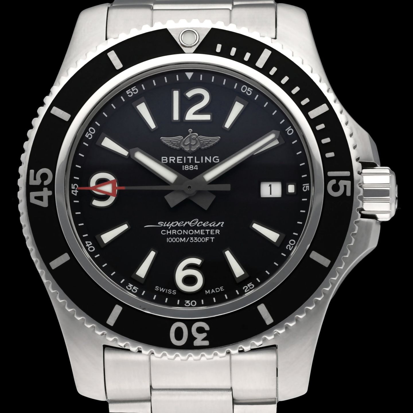 Breitling Superocean 44 A17367 (2019) - Blue dial 44 mm Steel case (1/8)