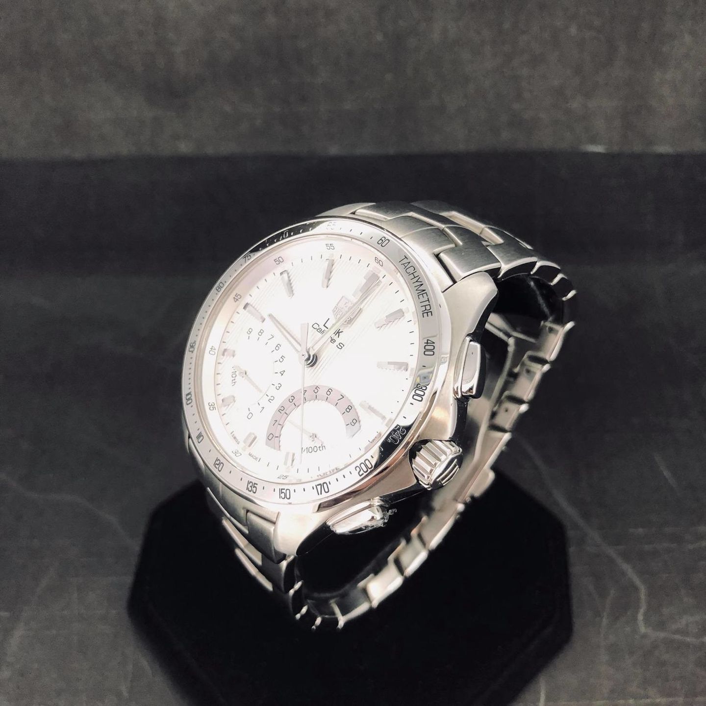 TAG Heuer Link CAT7011 (Onbekend (willekeurig serienummer)) - Wit wijzerplaat 43mm Staal (4/8)