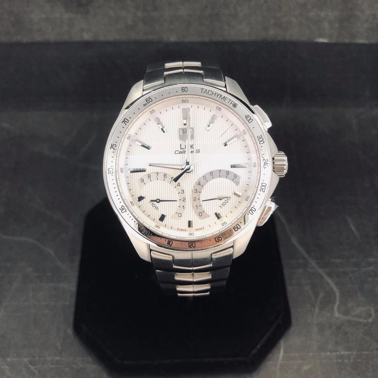 TAG Heuer Link CAT7011 (Onbekend (willekeurig serienummer)) - Wit wijzerplaat 43mm Staal (2/8)