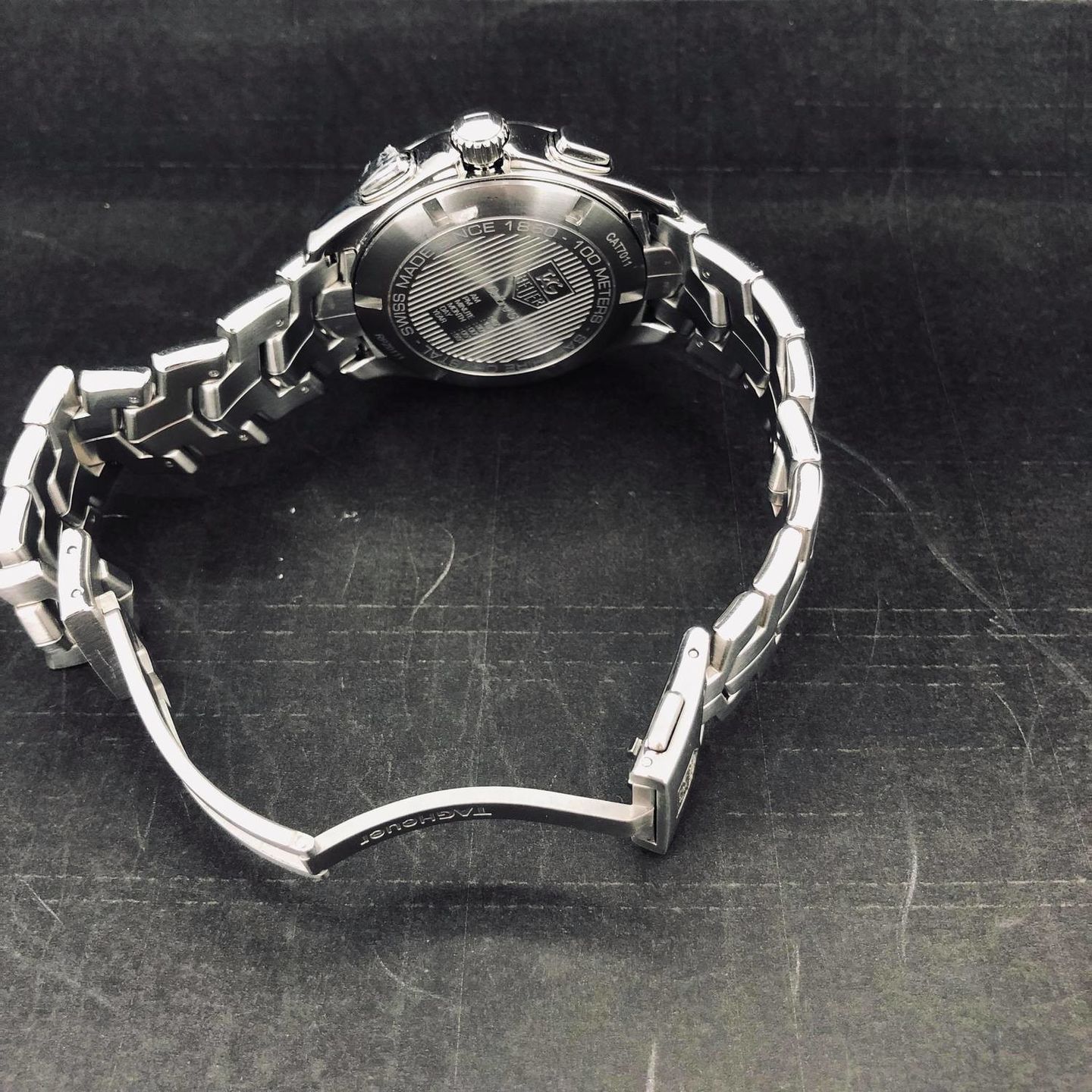 TAG Heuer Link CAT7011 (Onbekend (willekeurig serienummer)) - Wit wijzerplaat 43mm Staal (8/8)