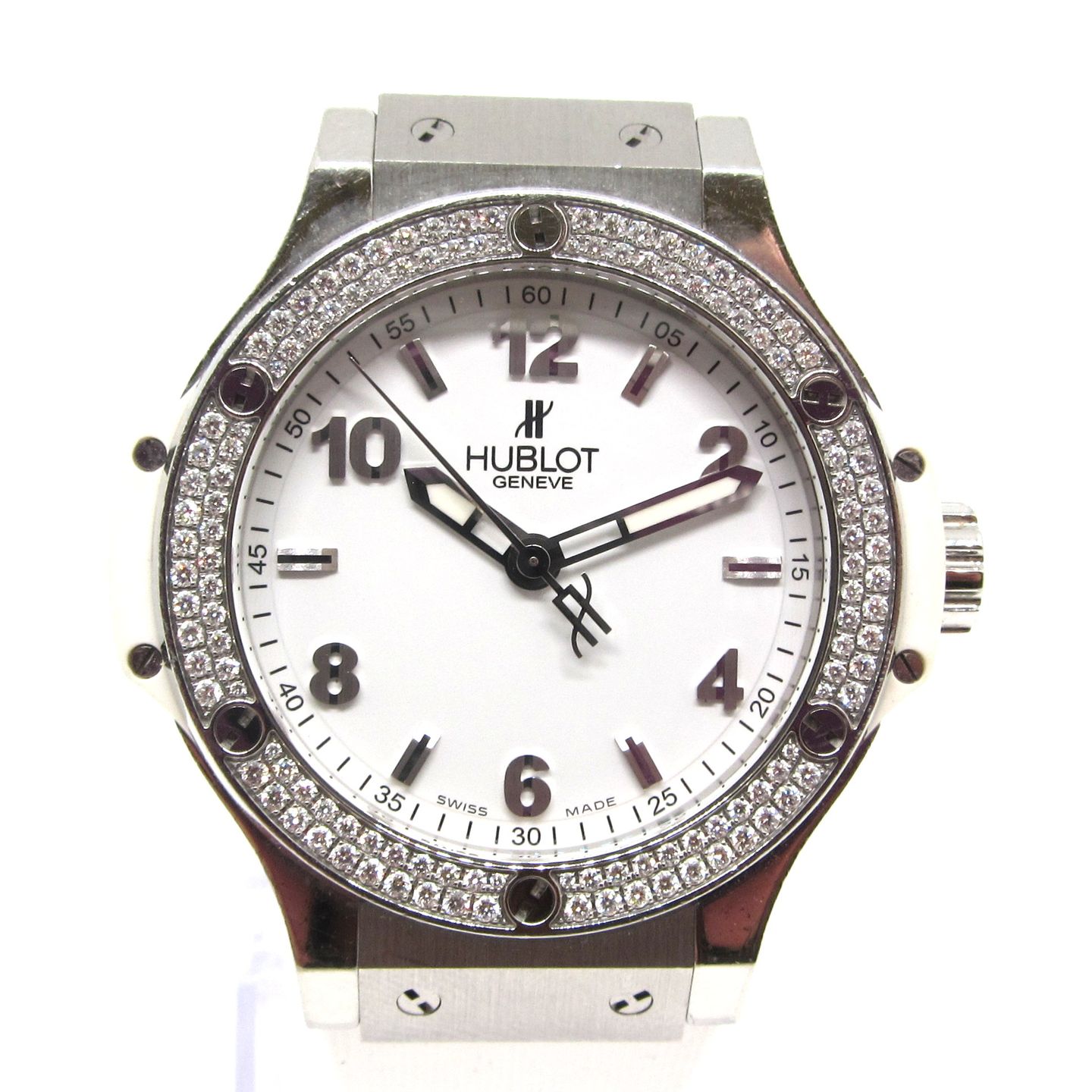 Hublot Big Bang 38 mm 361.SE.2010.RW.1104 (2013) - White dial 38 mm Steel case (1/6)