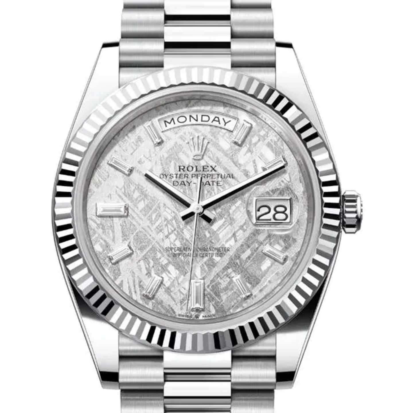 Rolex Day-Date 40 228236 (2024) - Blauw wijzerplaat 40mm Platina (6/6)