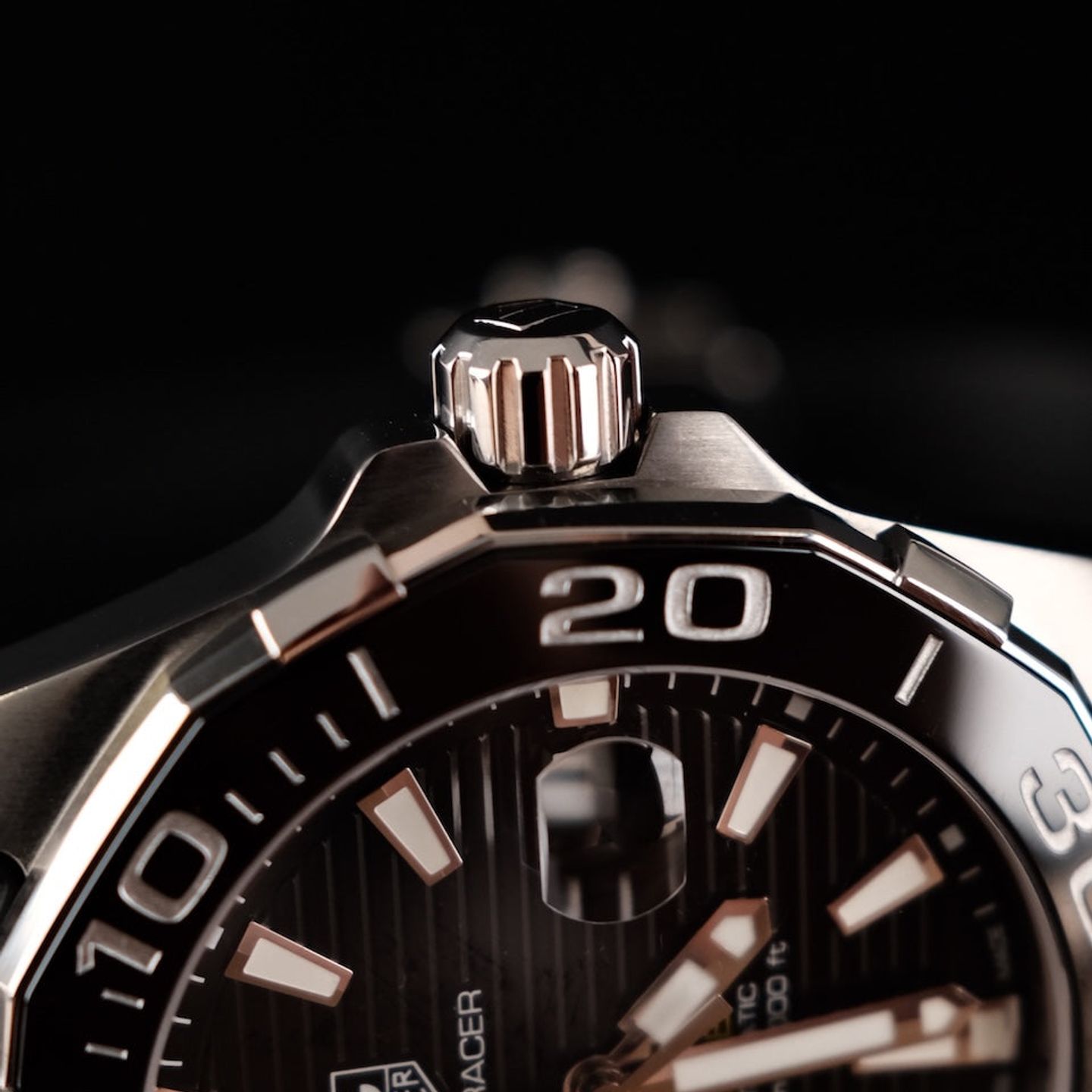 TAG Heuer Aquaracer 300M WAY211A.FT6151 (Unknown (random serial)) - Black dial 41 mm Steel case (3/8)