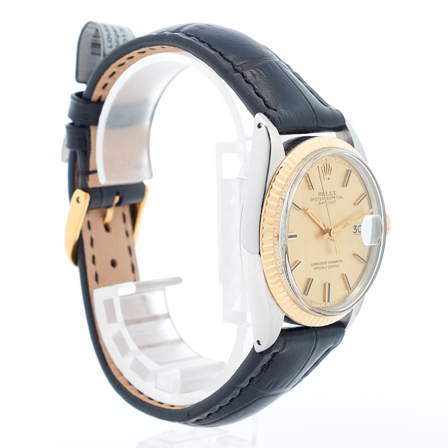 Rolex Datejust 36 16013 (1972) - Gold dial 36 mm Gold/Steel case (4/5)