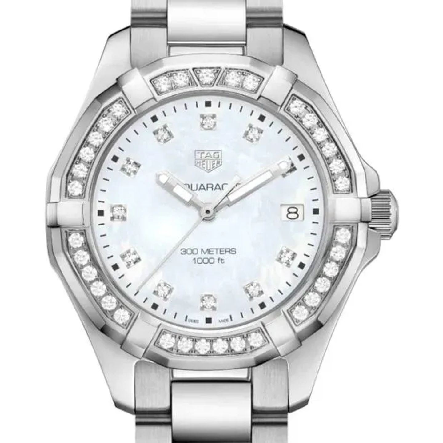 TAG Heuer Aquaracer Lady WBD131D.BA0748 (2024) - Blauw wijzerplaat 35mm Staal (4/6)