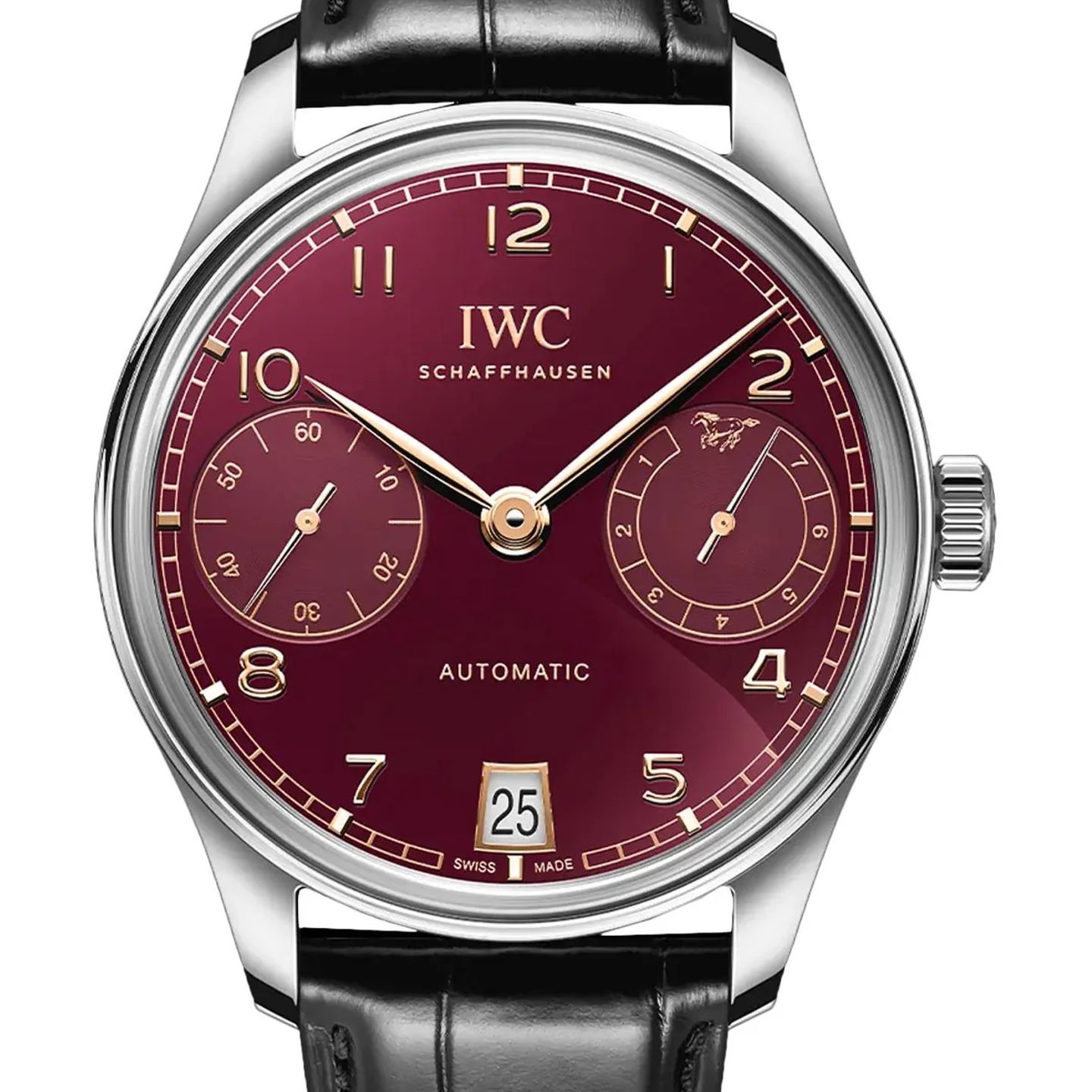 IWC Portuguese Automatic IW501709 (2026) - Red dial 42 mm Steel case (1/1)