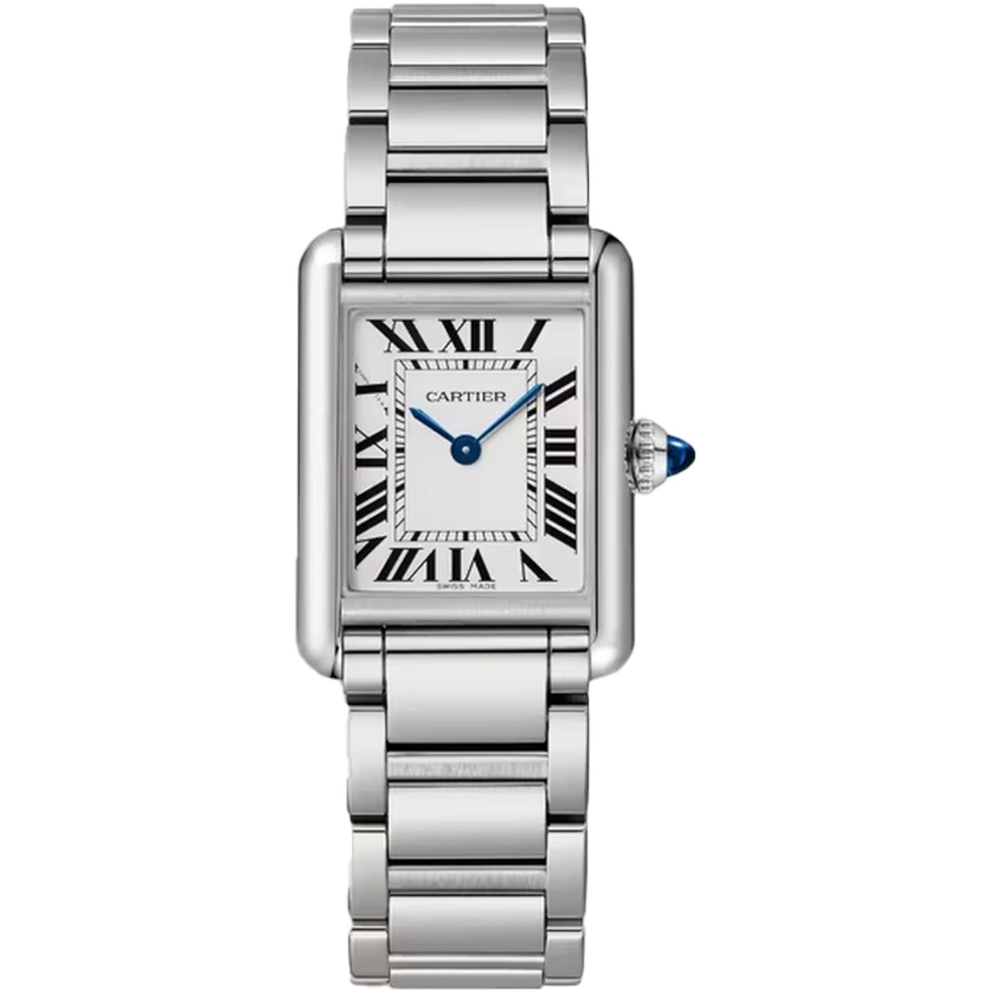 Cartier Tank WSTA0121 (2025) - Silver dial 22 mm Steel case (1/1)
