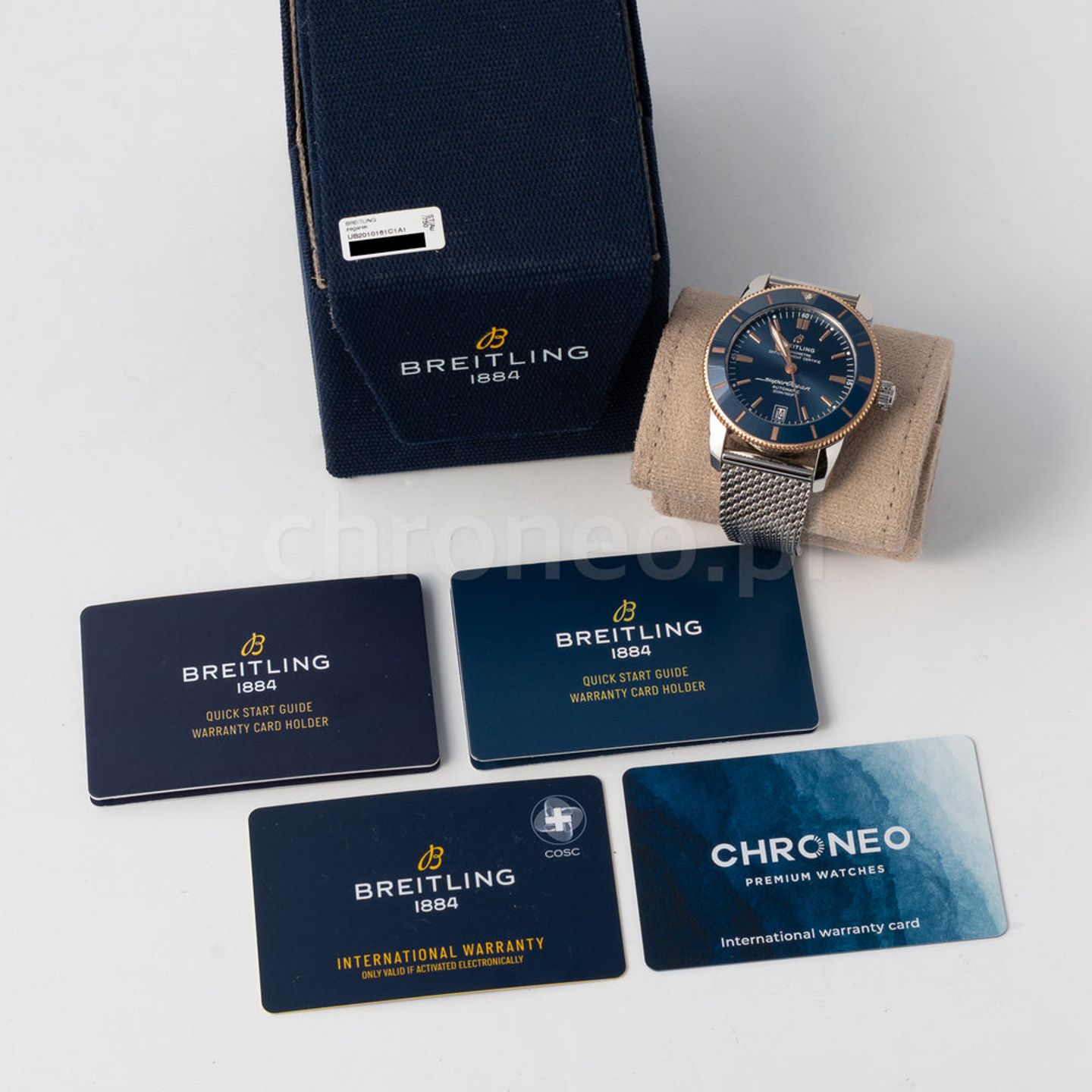 Breitling Superocean Heritage UB2010161C1A1 (2022) - Blauw wijzerplaat 42mm Staal (8/8)