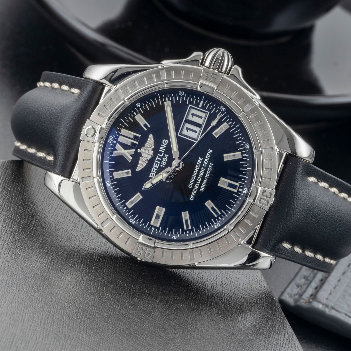 Breitling Cockpit A49350 (2007) - 41mm Staal (2/8)