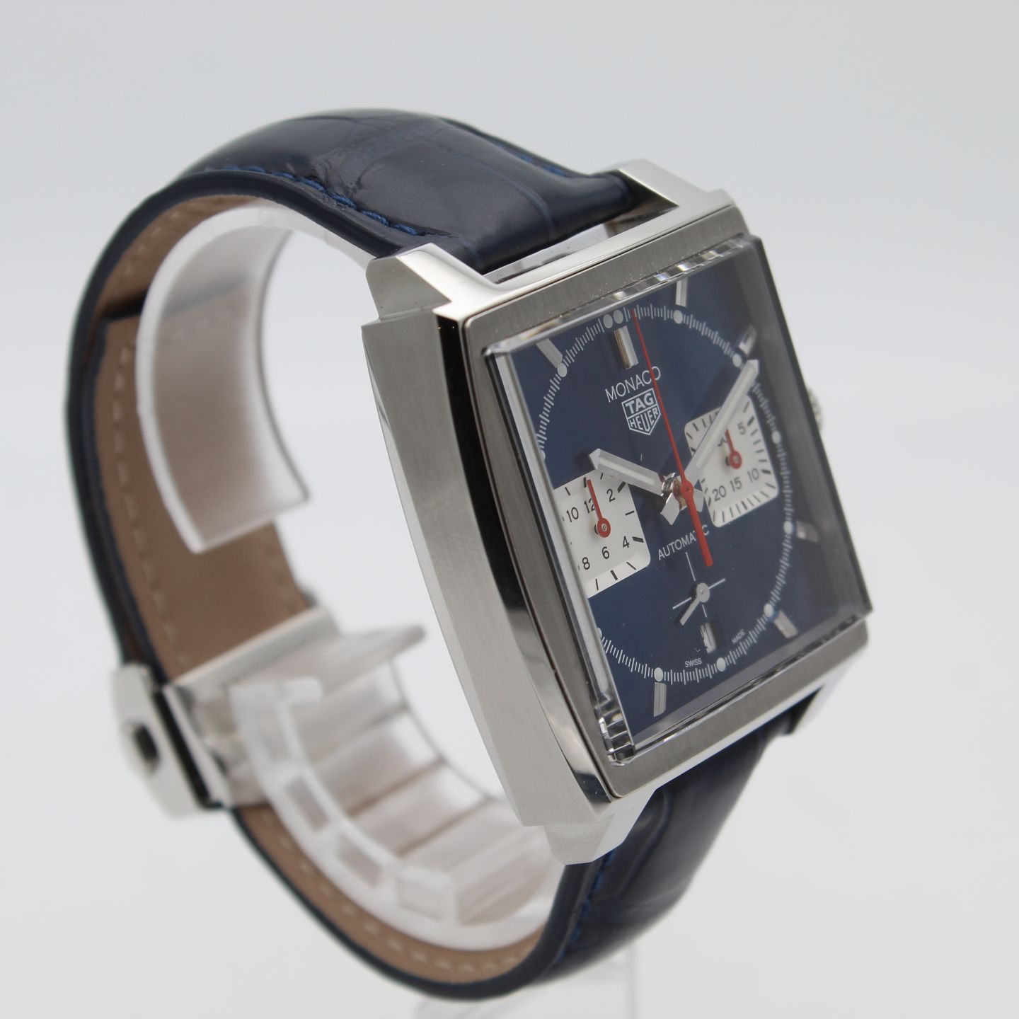 TAG Heuer Monaco CBL2111.FC6453 (2021) - Blauw wijzerplaat 39mm Staal (4/8)