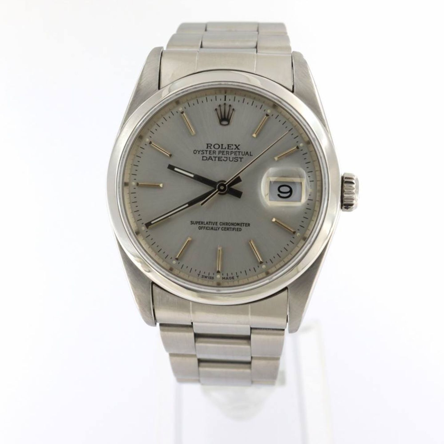 Rolex Datejust 36 16200 (1989) - Silver dial 36 mm Steel case (1/4)